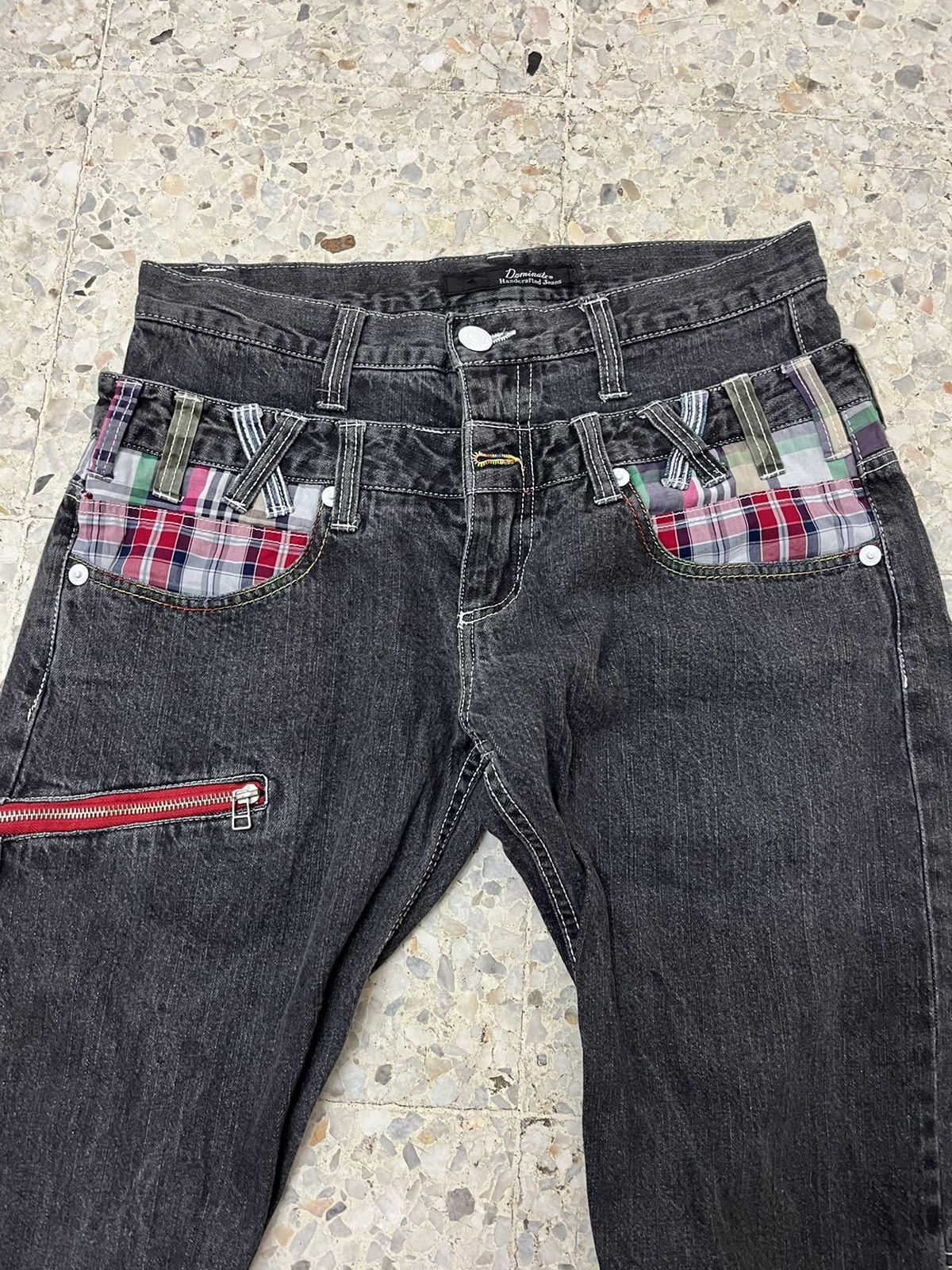 Japanese Brand Japanese brand Dominate black double waist denim Size US 32 / EU 48 - 13 Thumbnail