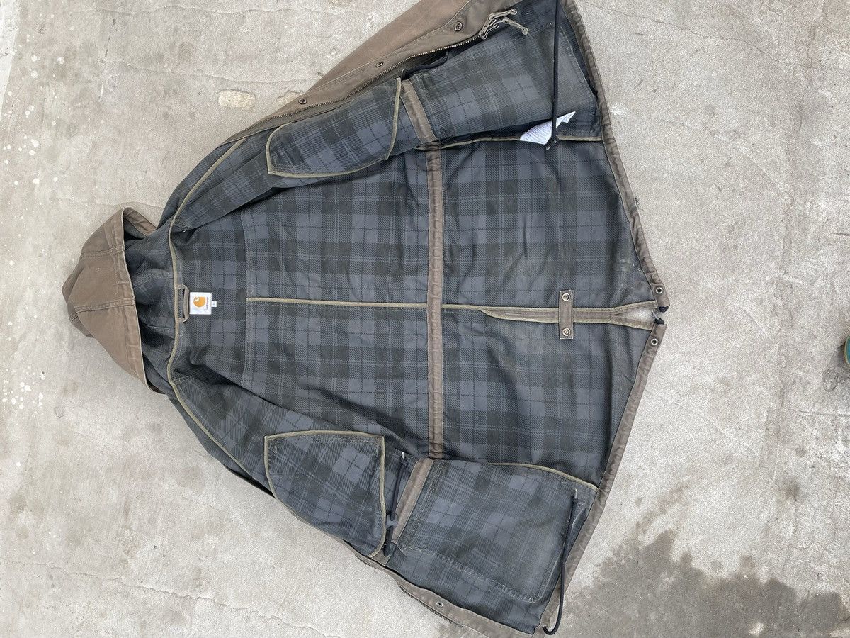 Carhartt Vintage Carhartt destroyed jacket sun faded parka military Size US L / EU 52-54 / 3 - 7 Thumbnail