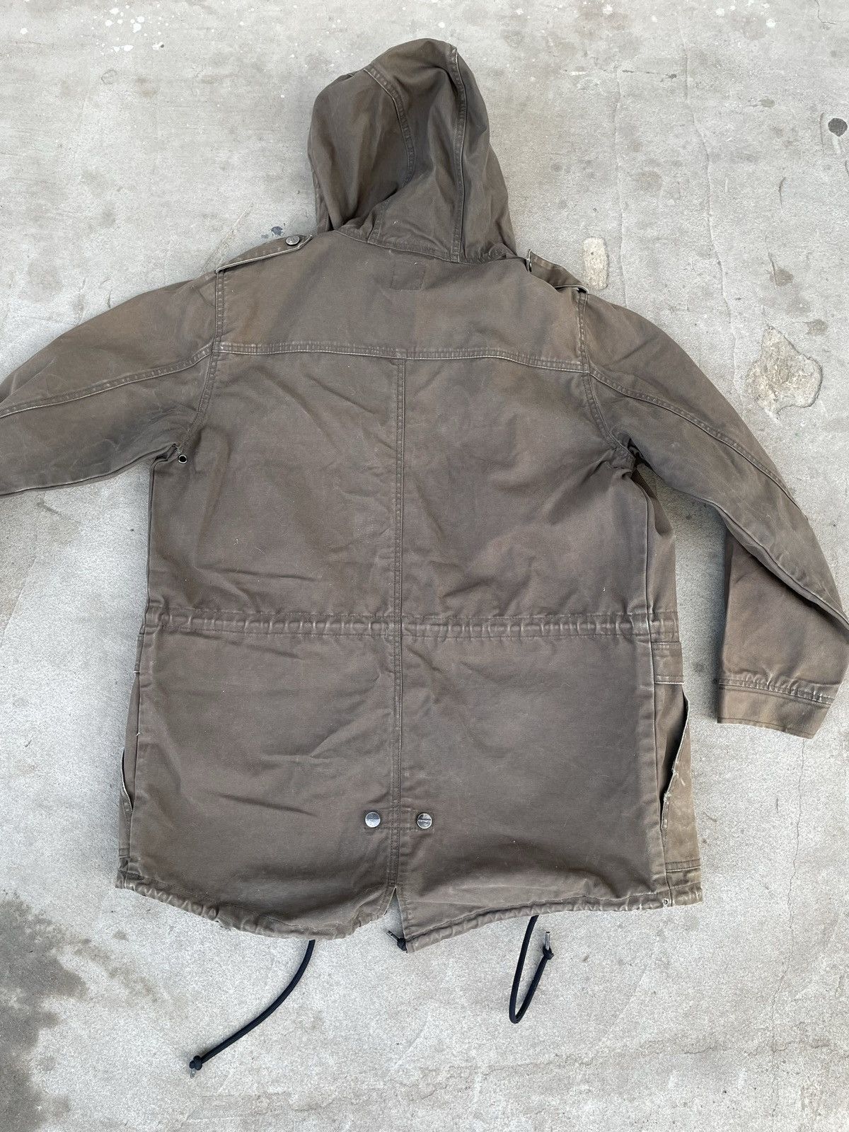 Carhartt Vintage Carhartt destroyed jacket sun faded parka military Size US L / EU 52-54 / 3 - 10 Thumbnail