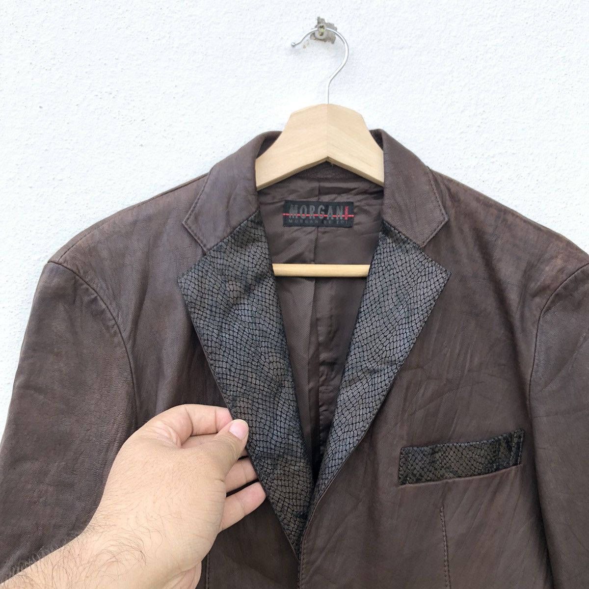 Japanese Brand × Morgan Homme SOFT LEATHER JACKET MORGAN HOMME Size US M / EU 48-50 / 2 - 5 Thumbnail