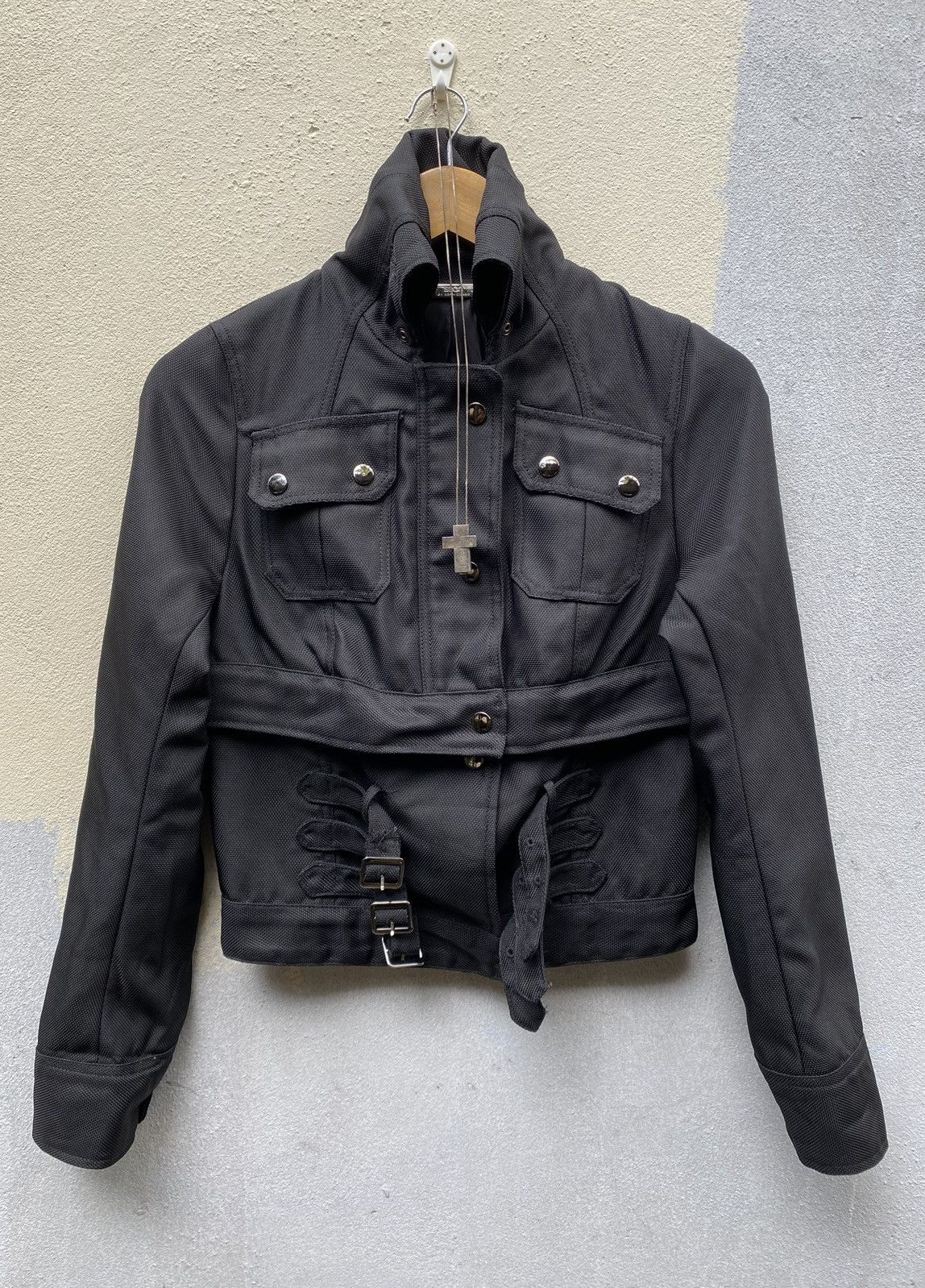 Indian Motorcycle SeanSeanCombs Motercycles Pullover Cropped Black Jackets Size M / US 6-8 / IT 42-44 - 2 Thumbnail
