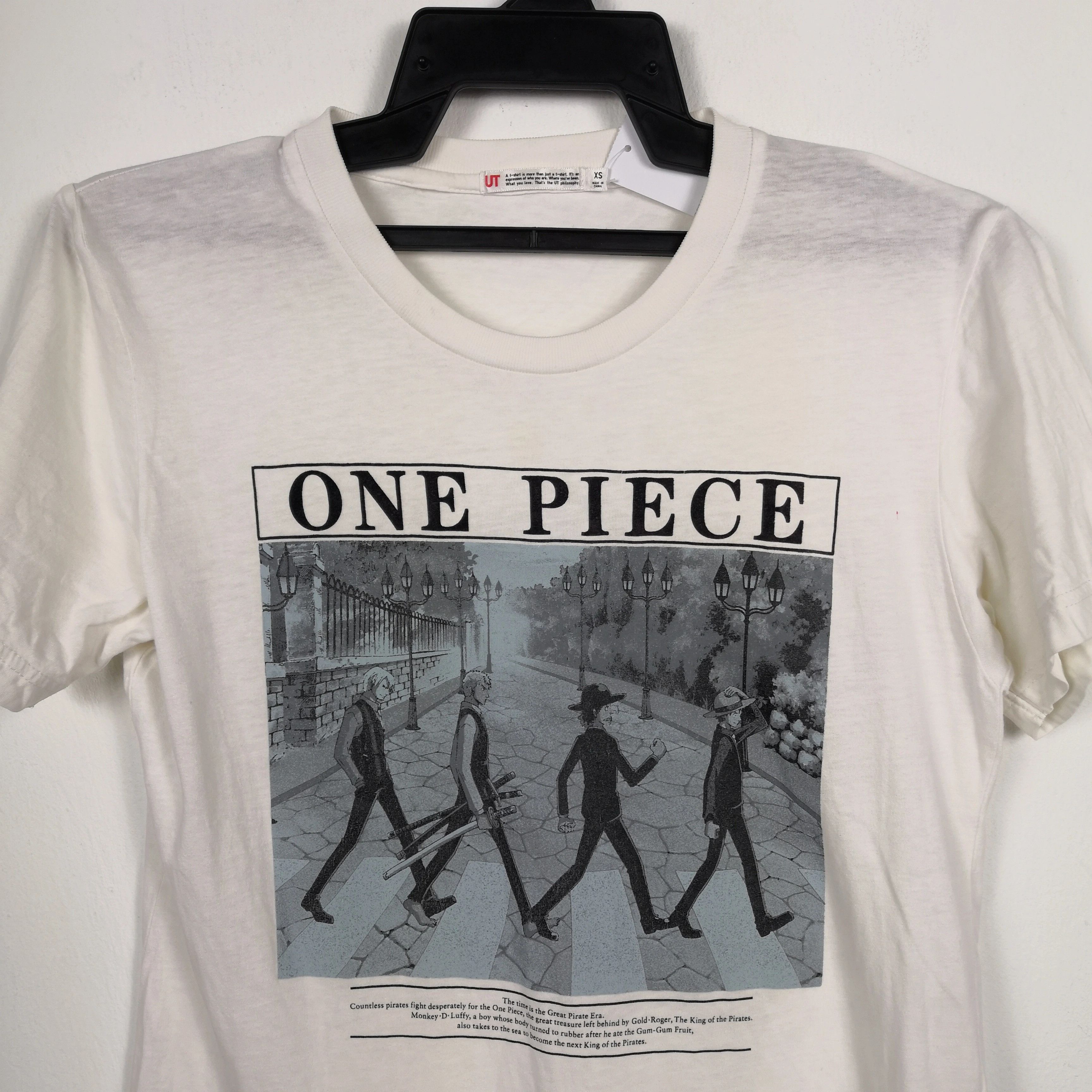 Anime One Piece X The Beatles T Shirt Abbey Road Band Tees Size US S / EU 44-46 / 1 - 3 Thumbnail