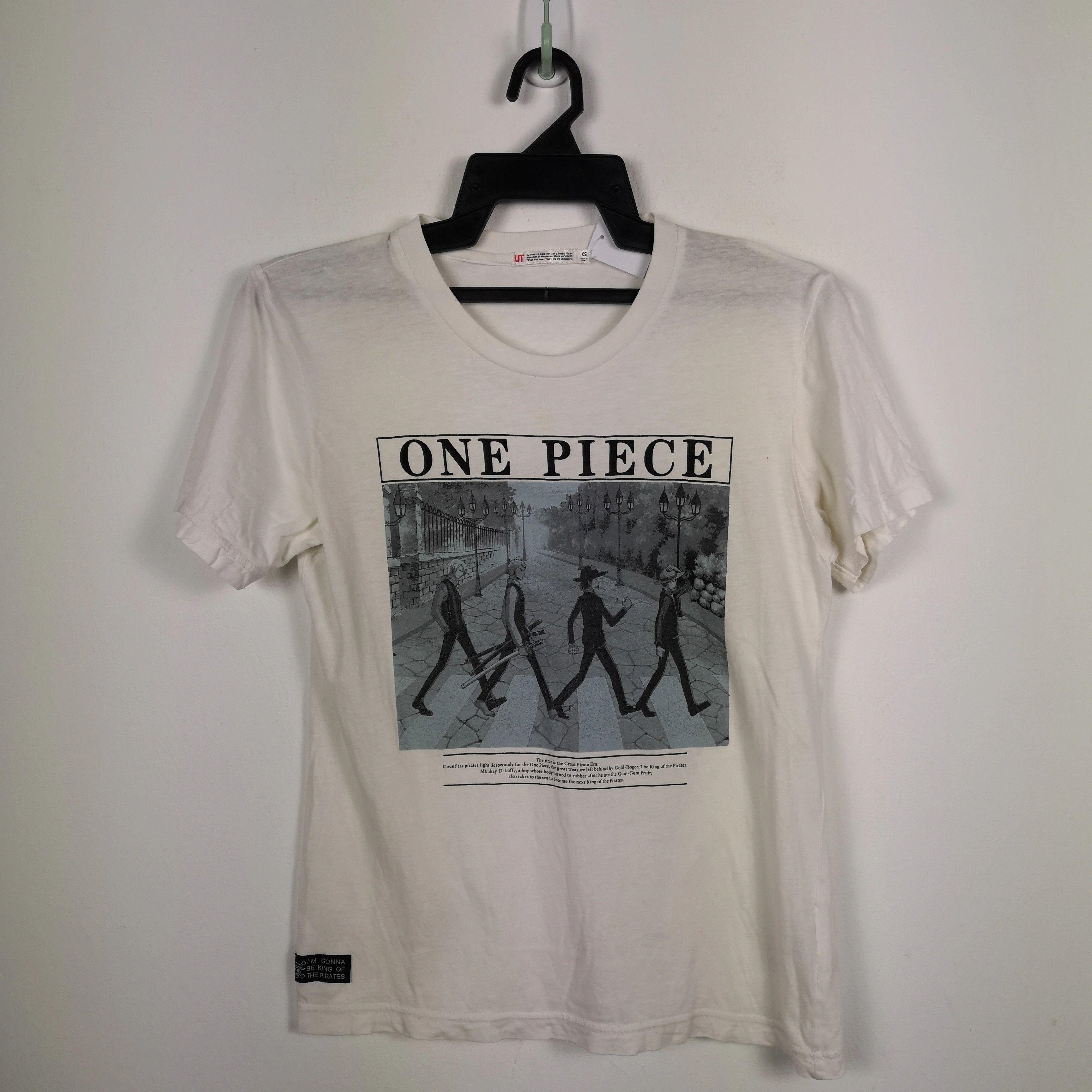 Anime One Piece X The Beatles T Shirt Abbey Road Band Tees Size US S / EU 44-46 / 1 - 2 Thumbnail