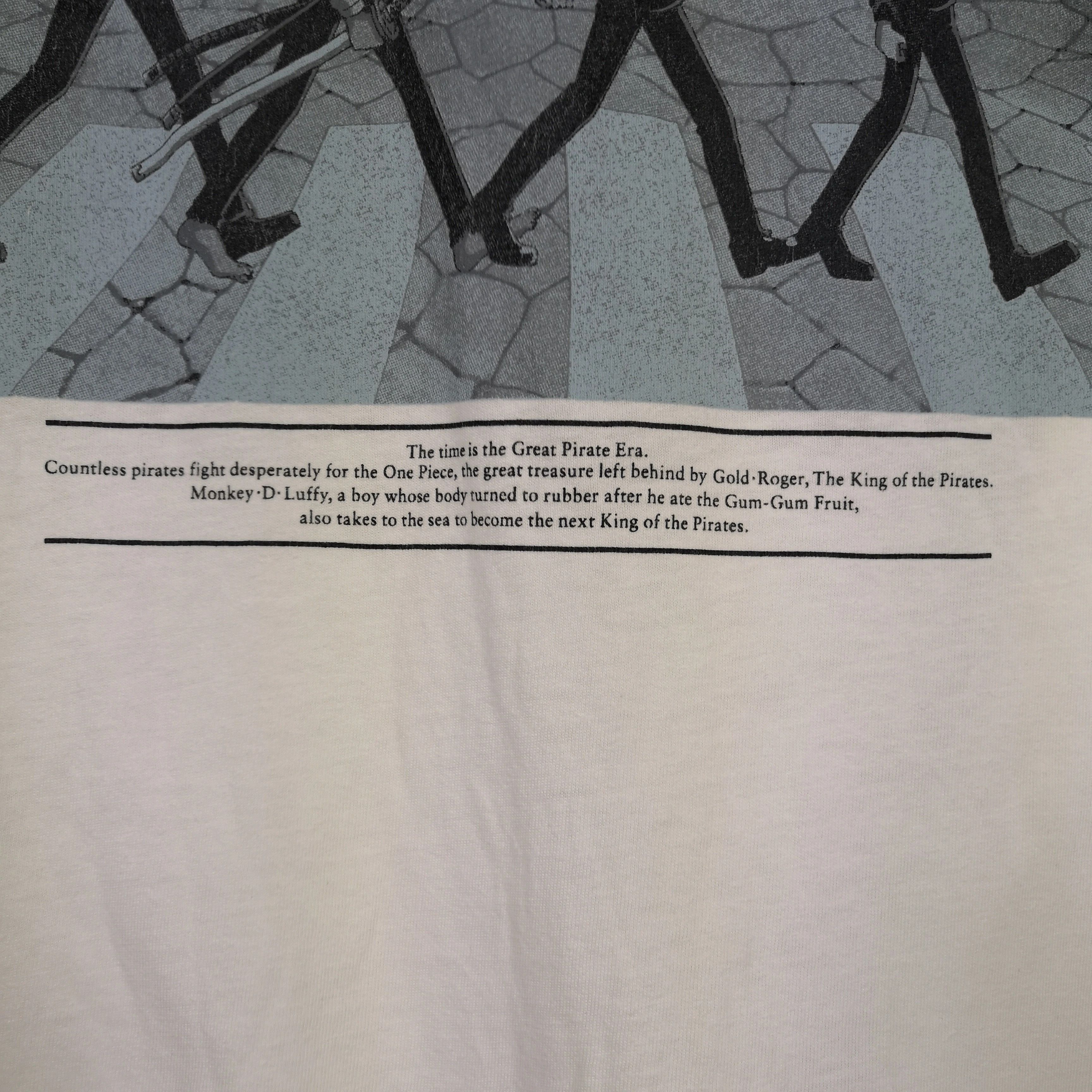 Anime One Piece X The Beatles T Shirt Abbey Road Band Tees Size US S / EU 44-46 / 1 - 5 Thumbnail