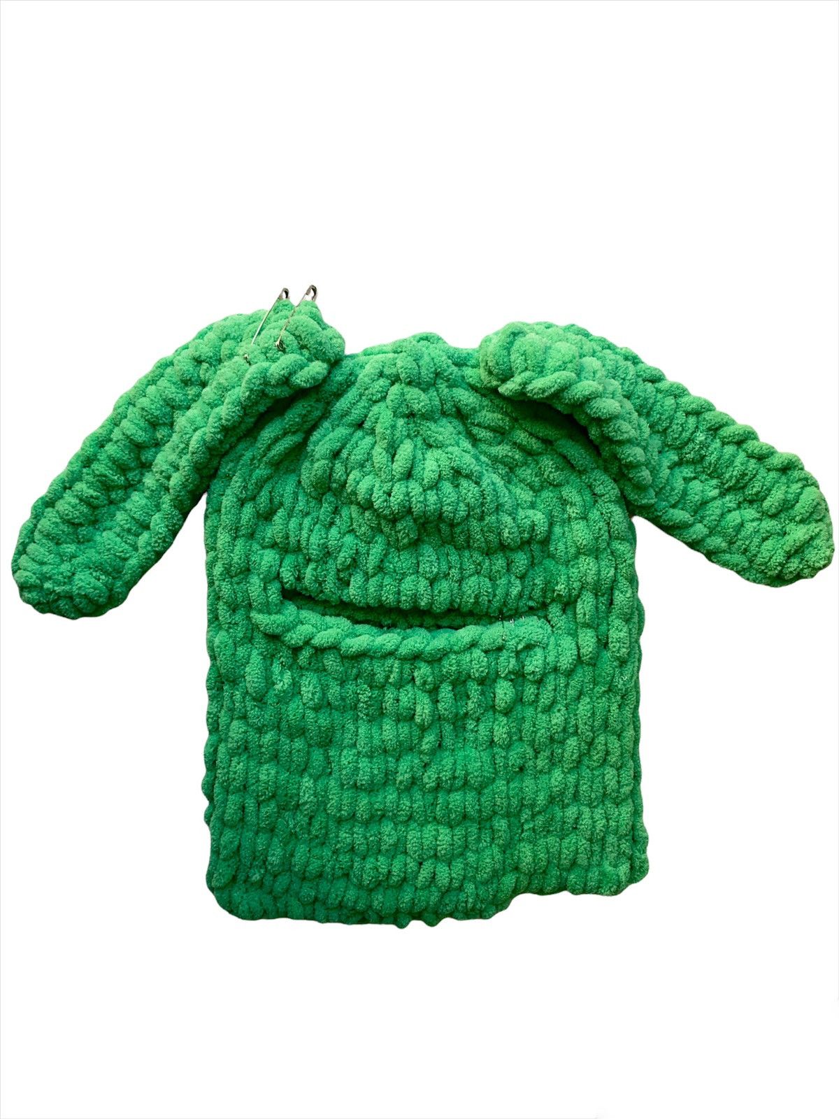Handmade Handmade Knitted Balaclava Ski Mask Bunny Rabbit Style Size ONE SIZE - 2 Thumbnail