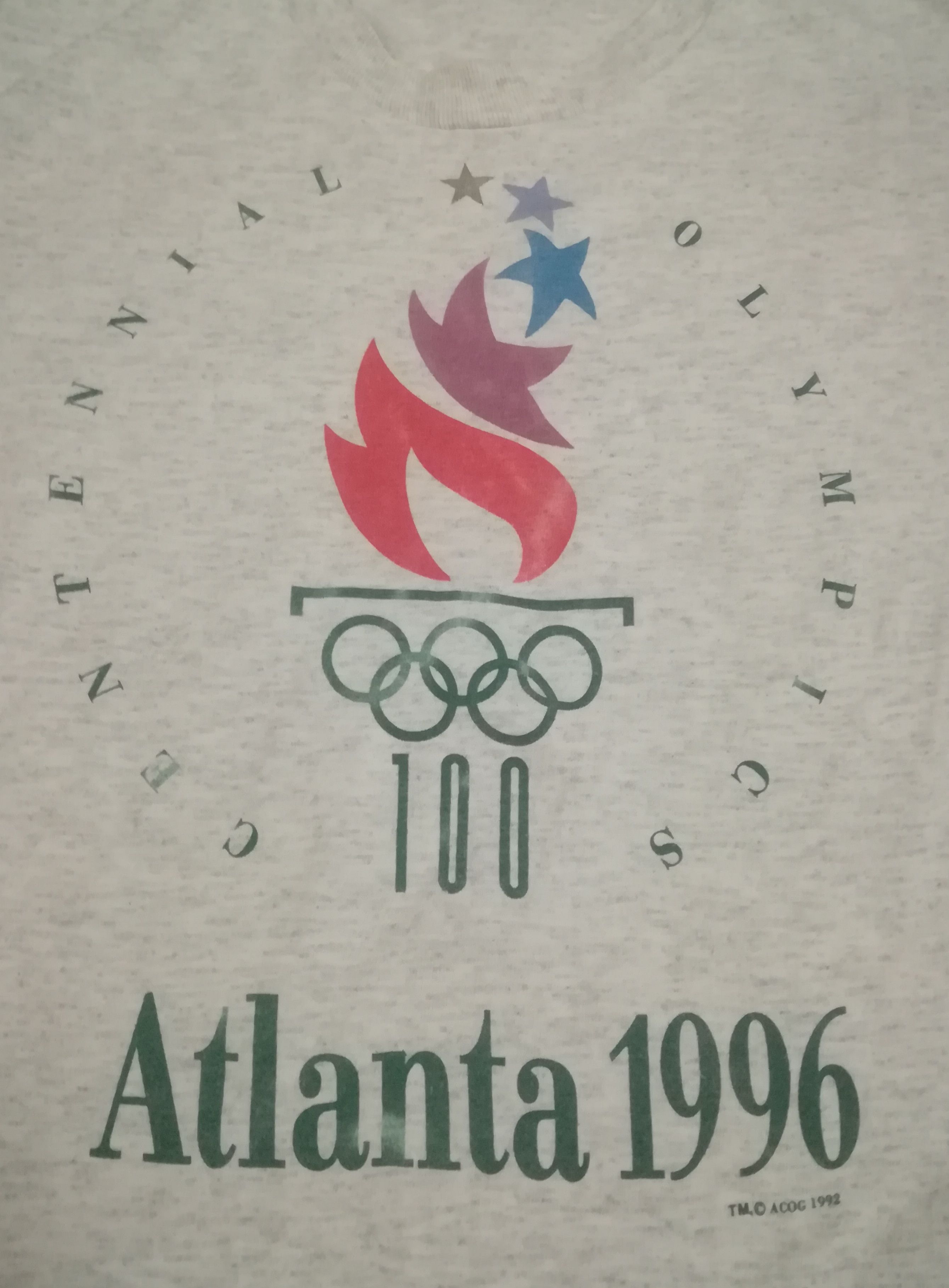 USA Olympics Vintage Centennial Olympics Atlanta 1996 Tshirt Size US XL / EU 56 / 4 - 2 Thumbnail