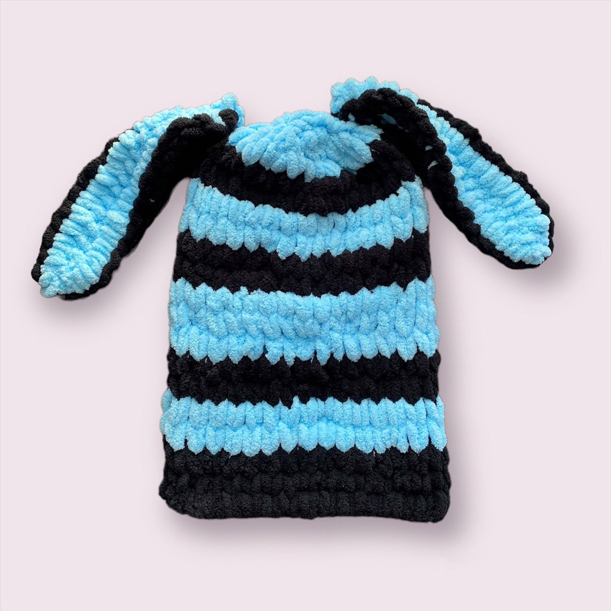 Handmade × Japanese Brand Handmade Knitted Balaclava Ski Mask Bunny Rabbit Style Size ONE SIZE - 4 Thumbnail