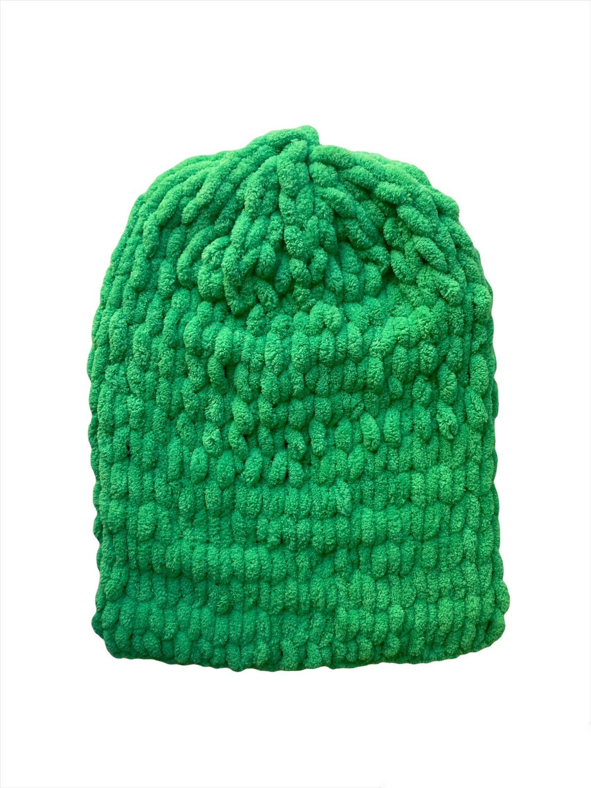 Handmade × Japanese Brand Handmade Plush Fluffy Knitted Balaclava Ski Mask Bunny Style Size ONE SIZE - 3 Thumbnail