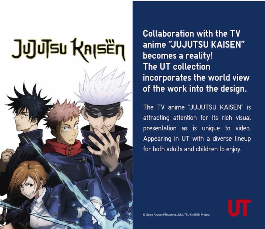 Anime Jujutsu Kaisen Japan Anime Manga Tee Akira Bleach Size US XXL / EU 58 / 5 - 6 Thumbnail