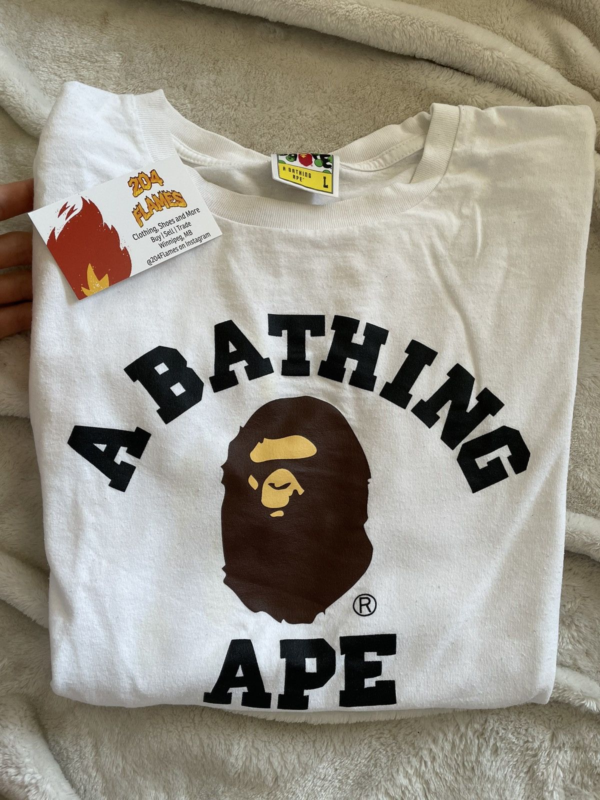 Bape Bape College LS Size US L / EU 52-54 / 3 - 2 Thumbnail