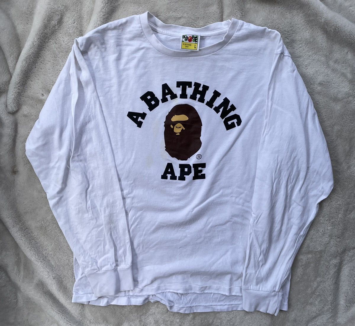 Bape Bape College LS Size US L / EU 52-54 / 3 - 1 Thumbnail