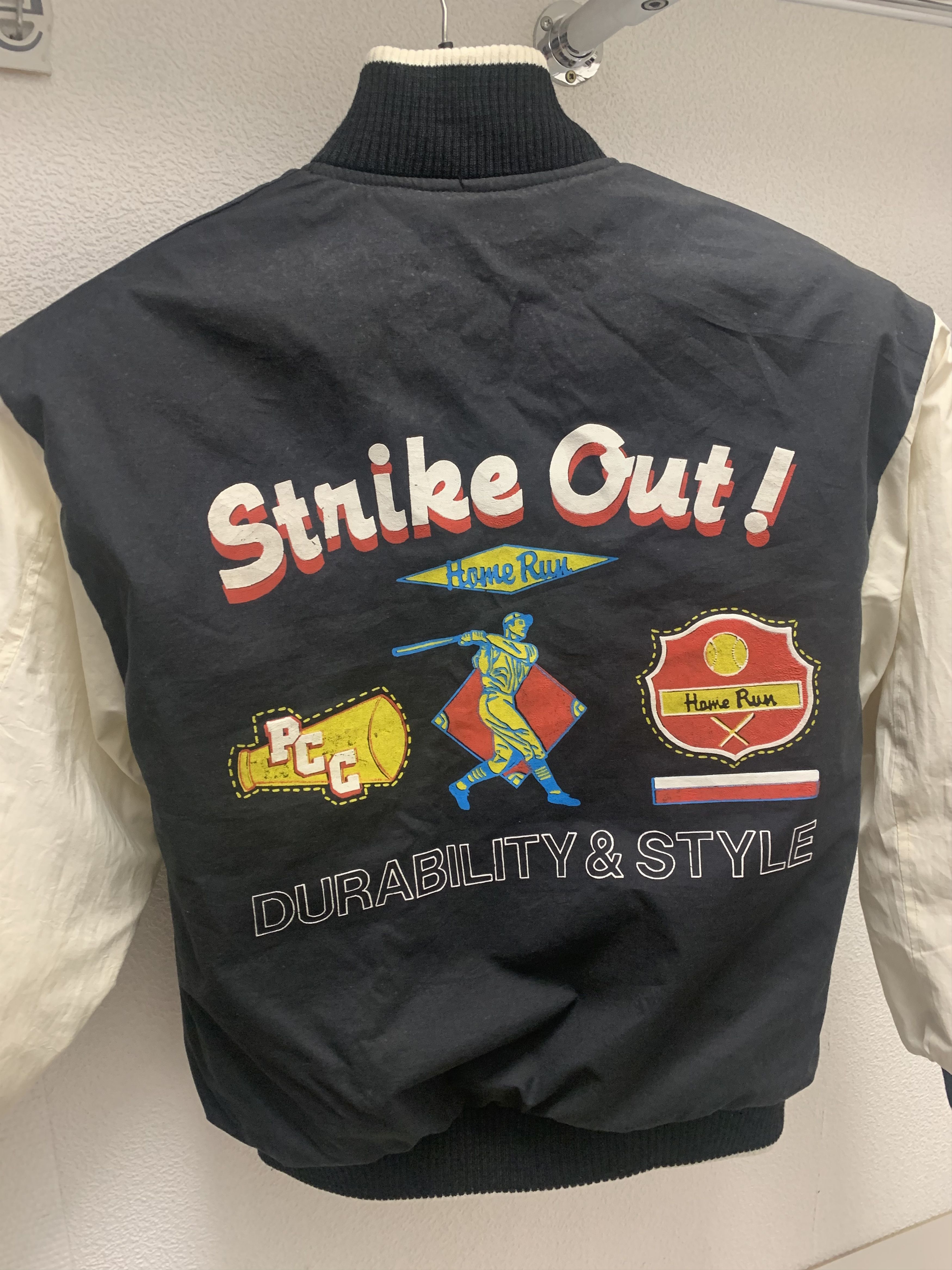 Japanese Brand Strike out vintage bomber jacket big logo S size Japanes Size US S / EU 44-46 / 1 - 5 Thumbnail