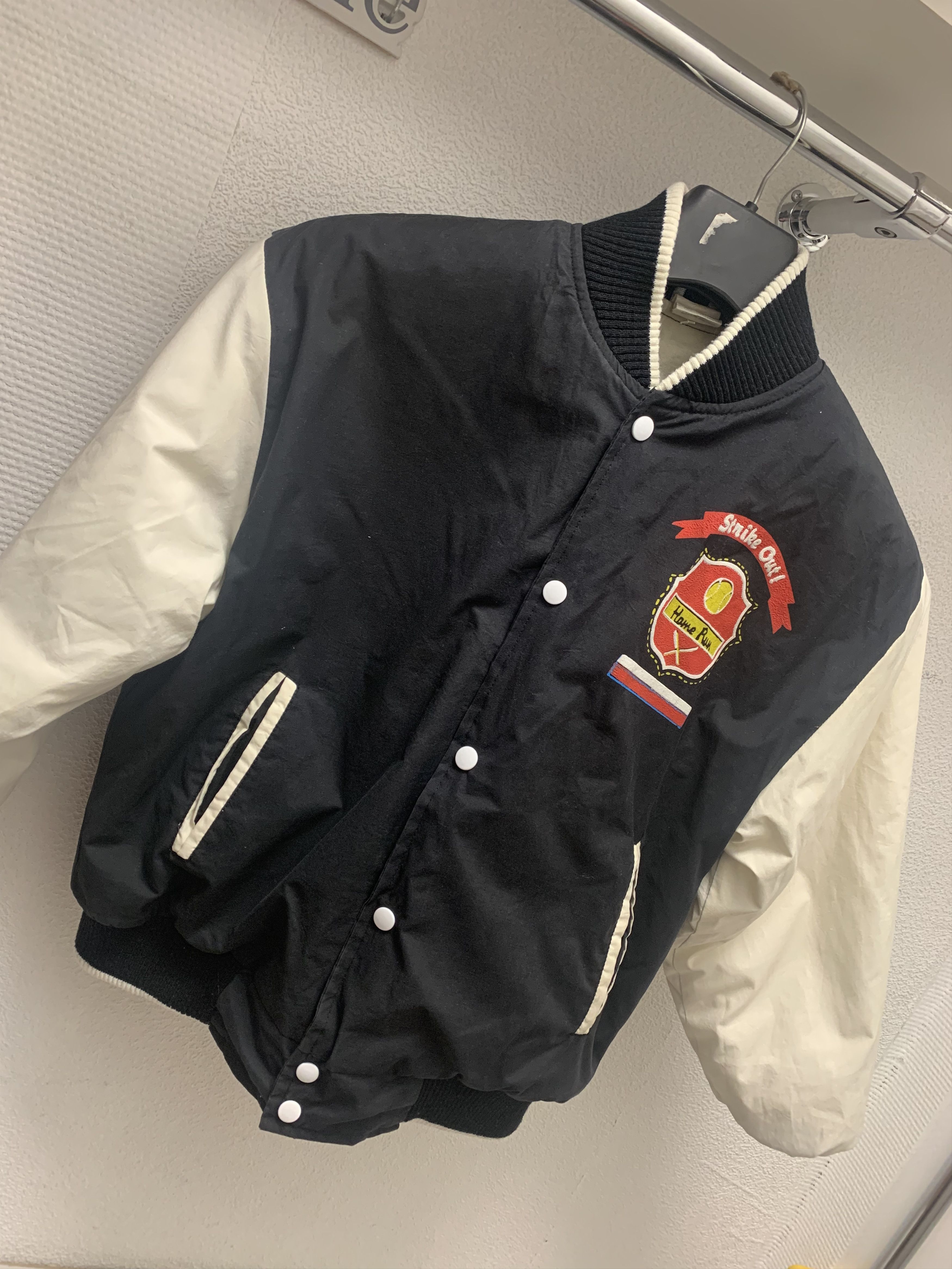 Japanese Brand Strike out vintage bomber jacket big logo S size Japanes Size US S / EU 44-46 / 1 - 4 Thumbnail