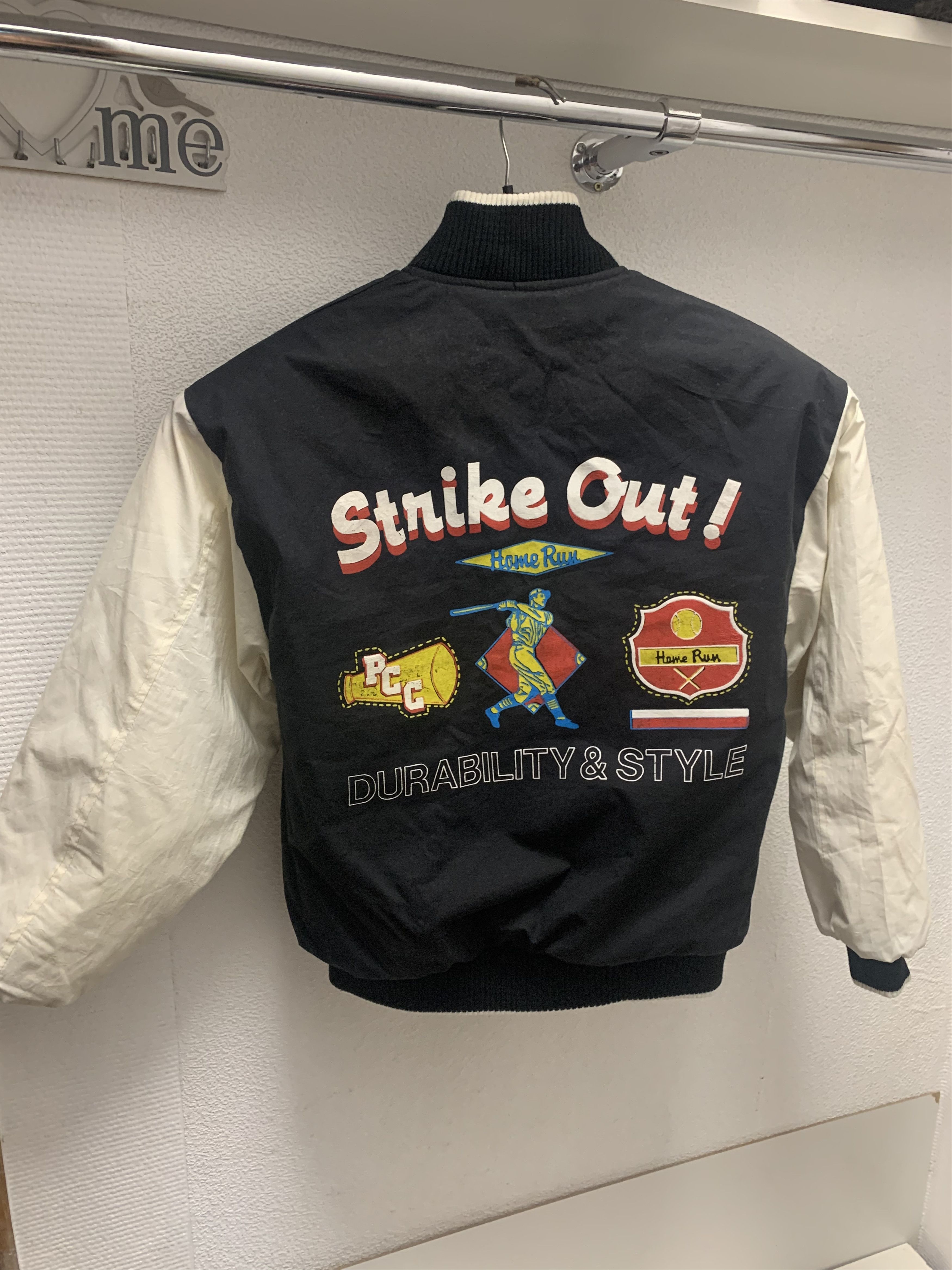 Japanese Brand Strike out vintage bomber jacket big logo S size Japanes Size US S / EU 44-46 / 1 - 1 Thumbnail
