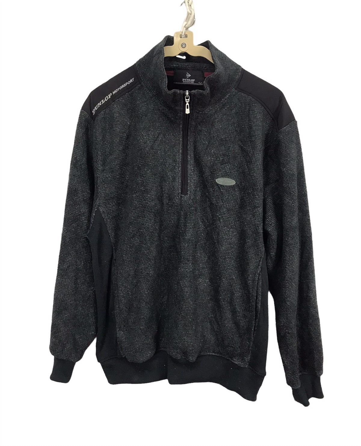 Dunlop × Japanese Brand Dunlop Motorsport half zipper sweatshirt Size US M / EU 48-50 / 2 - 1 Thumbnail
