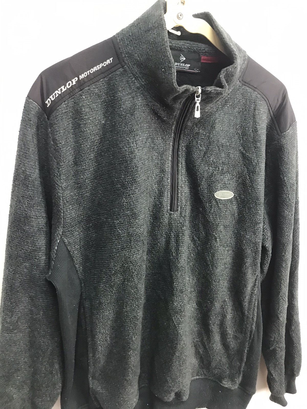 Dunlop × Japanese Brand Dunlop Motorsport half zipper sweatshirt Size US M / EU 48-50 / 2 - 6 Thumbnail