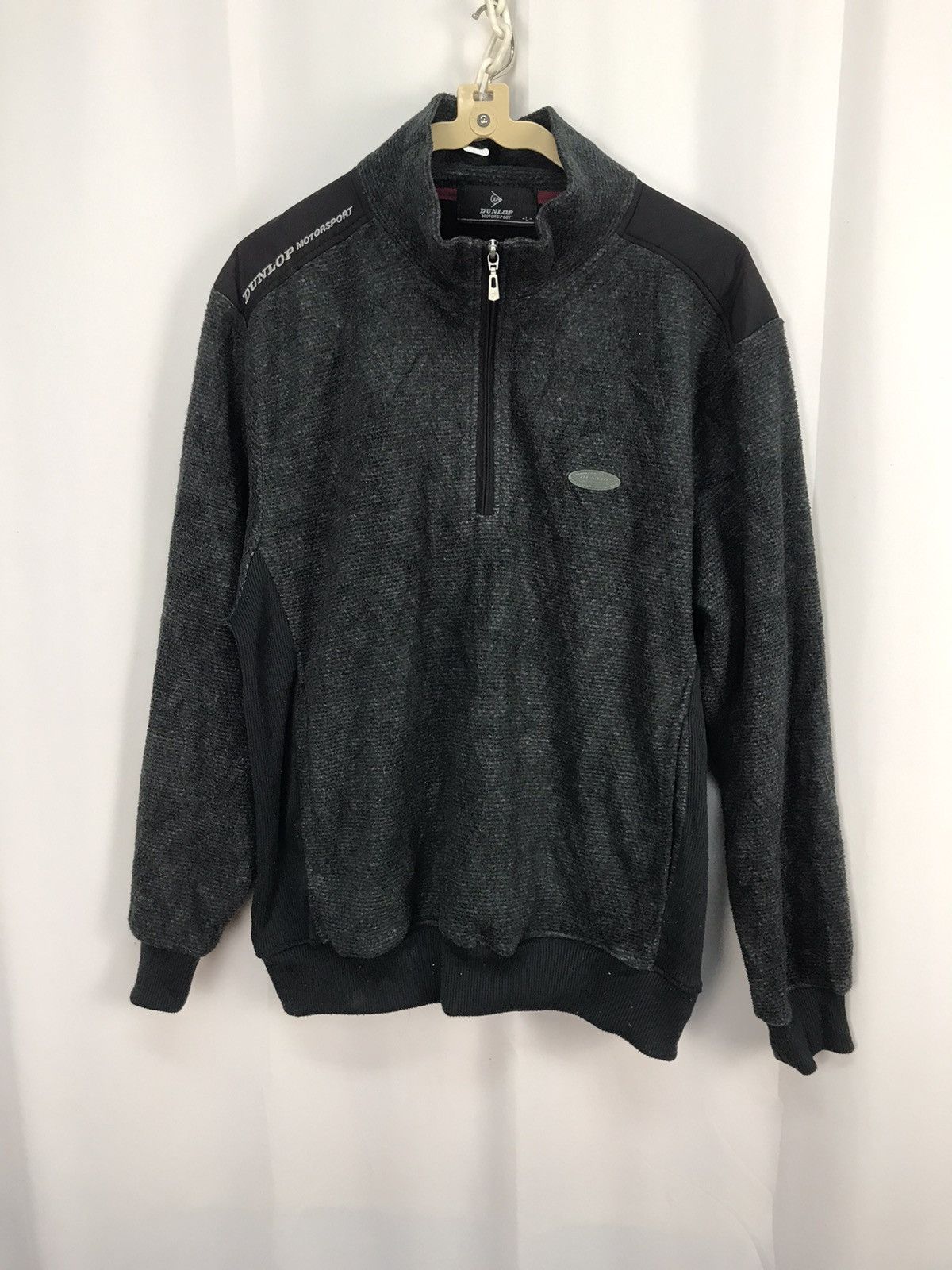 Dunlop × Japanese Brand Dunlop Motorsport half zipper sweatshirt Size US M / EU 48-50 / 2 - 7 Thumbnail