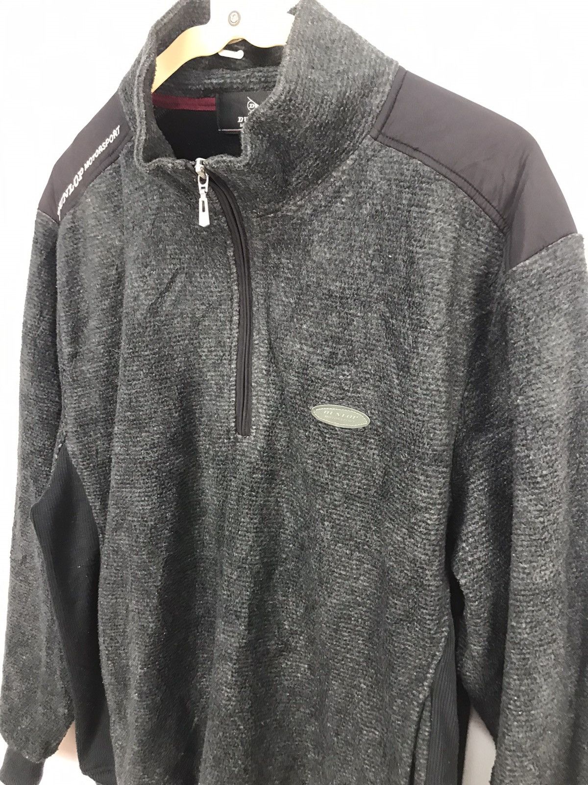 Dunlop × Japanese Brand Dunlop Motorsport half zipper sweatshirt Size US M / EU 48-50 / 2 - 5 Thumbnail