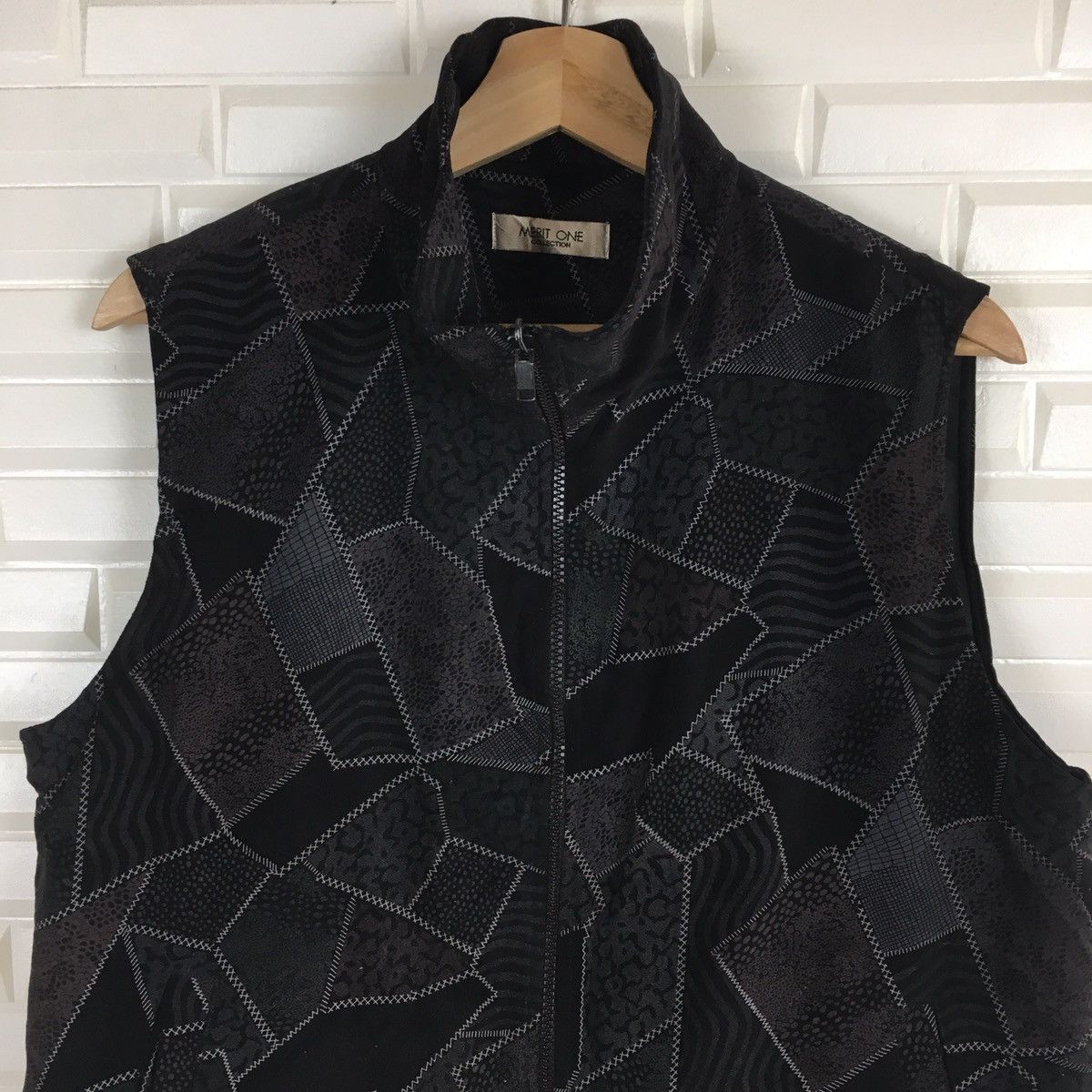 Japanese Brand Patchwork Design Japanese Brand Vest Size US M / EU 48-50 / 2 - 5 Thumbnail