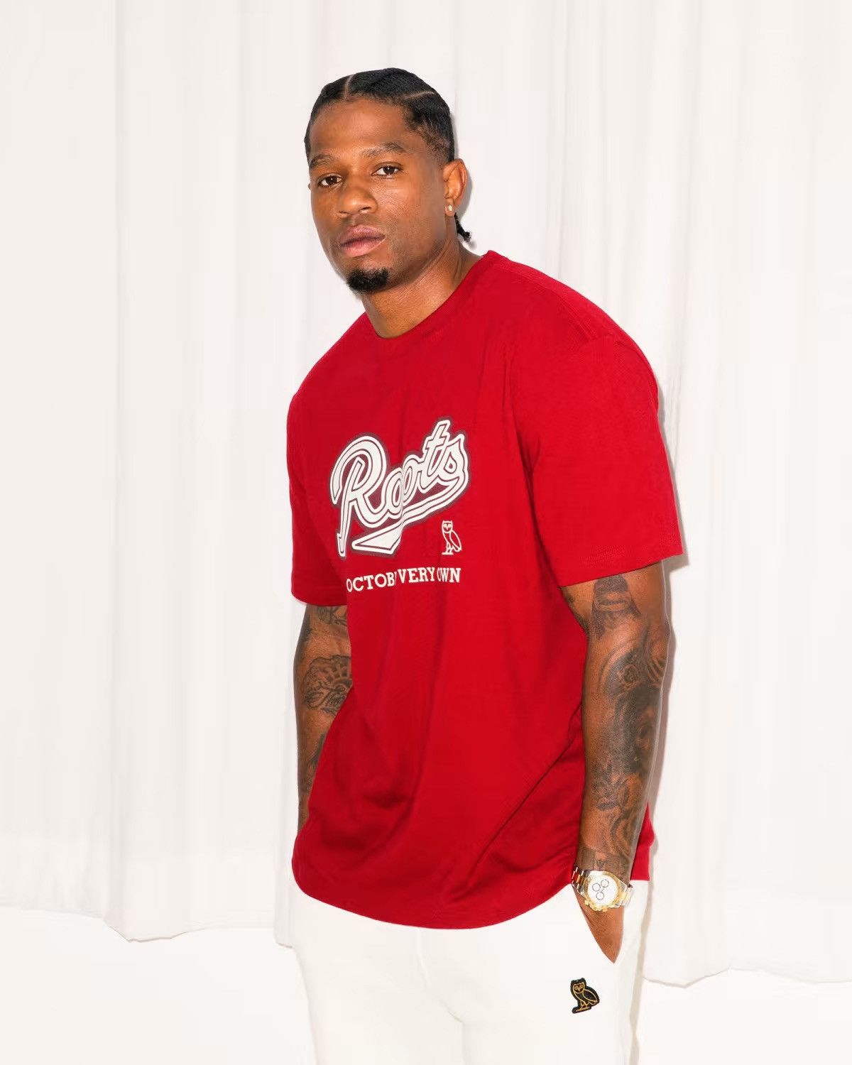 October's Very Own × Roots *RARE* OVO T-Shirt x Roots Heritage Owl Tee (NEW with tags) Size US XL / EU 56 / 4 - 7 Thumbnail