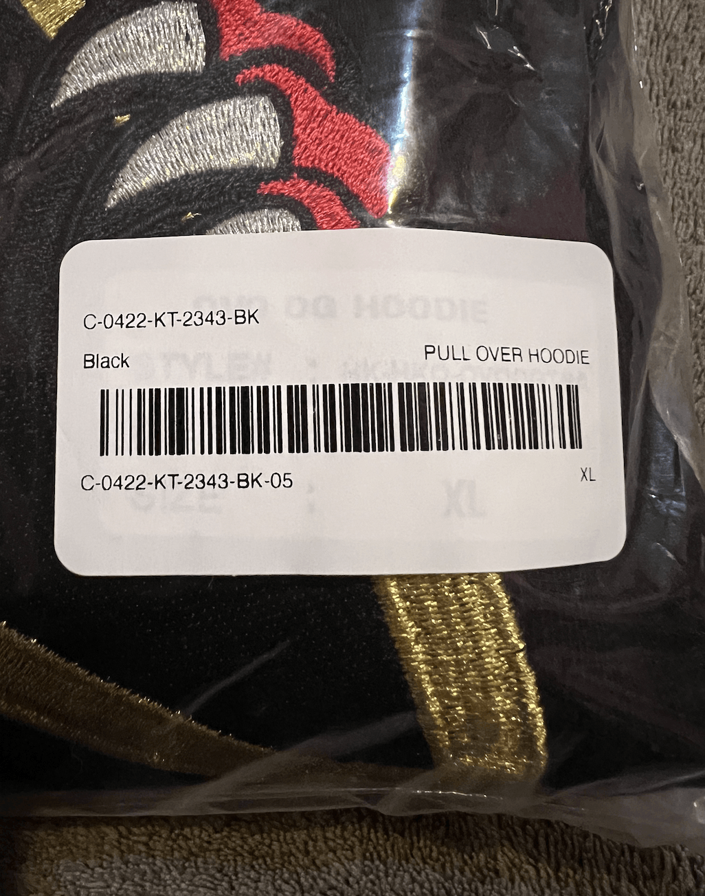 Mitchell & Ness OVO X MITCHELL AND NESS 95’ OG OWL RAPTORS HOODIE Size US XL / EU 56 / 4 - 7 Thumbnail
