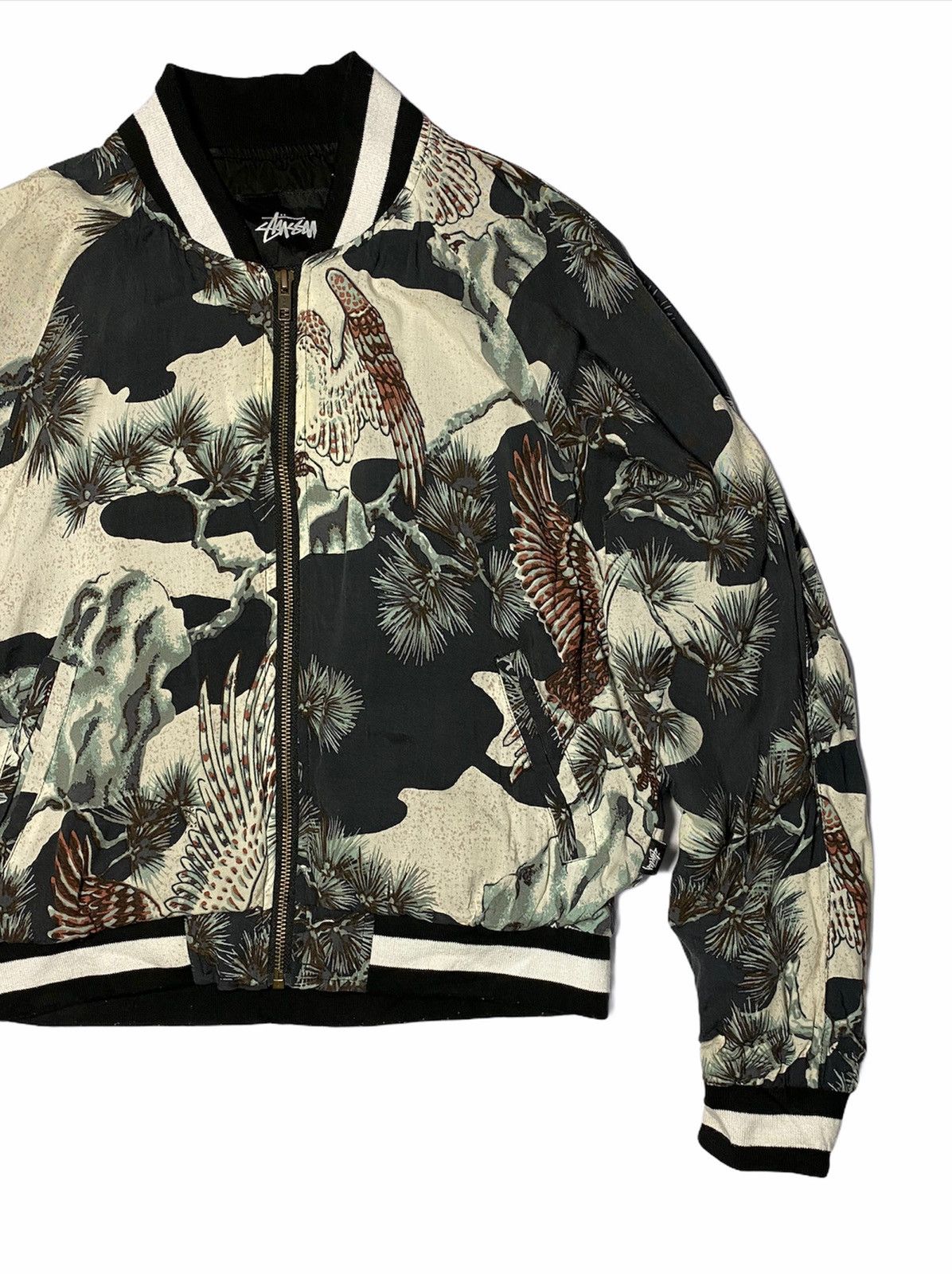 Stussy Stussy Crop Top Bomber Style Jacket Size US S / EU 44-46 / 1 - 4 Thumbnail