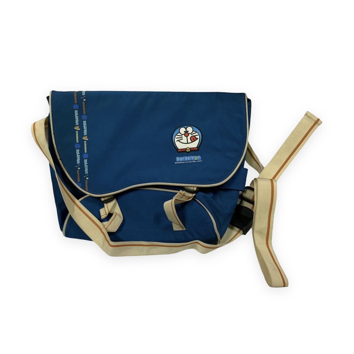 Vintage Doraemon Is A Cat Like Robot Fujiko Pro Sling Bag in Blue, Men's
