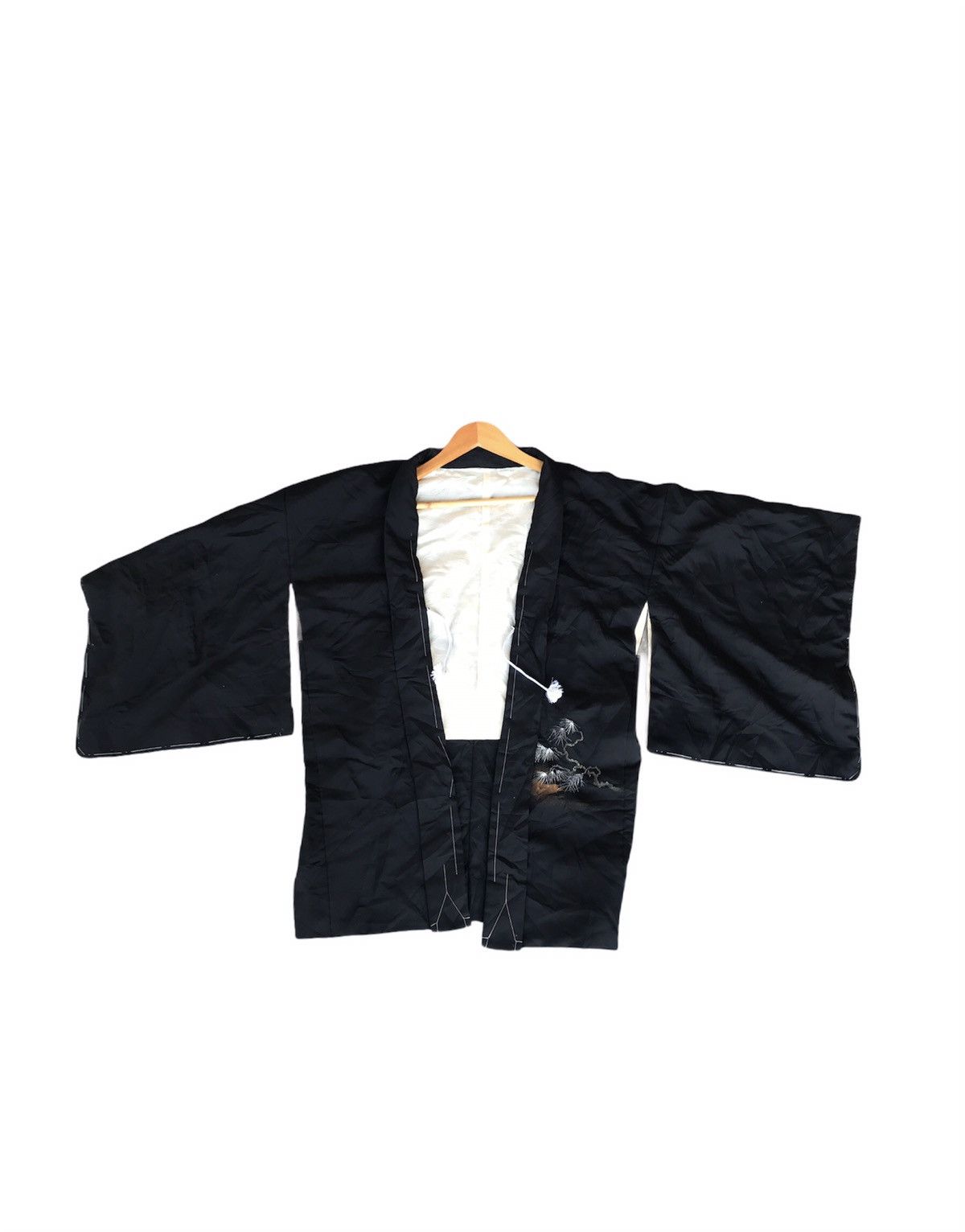 Japanese Brand Kimono Rayon Floral & Bird Embroidery Fits all Size US L / EU 52-54 / 3 - 2 Thumbnail