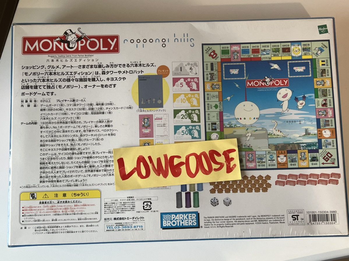 Takashi Murakami ️‍🔥 2004 TAKASHI MURAKAMI Monopoloy Roppongi Hills Edition Size ONE SIZE - 7 Thumbnail