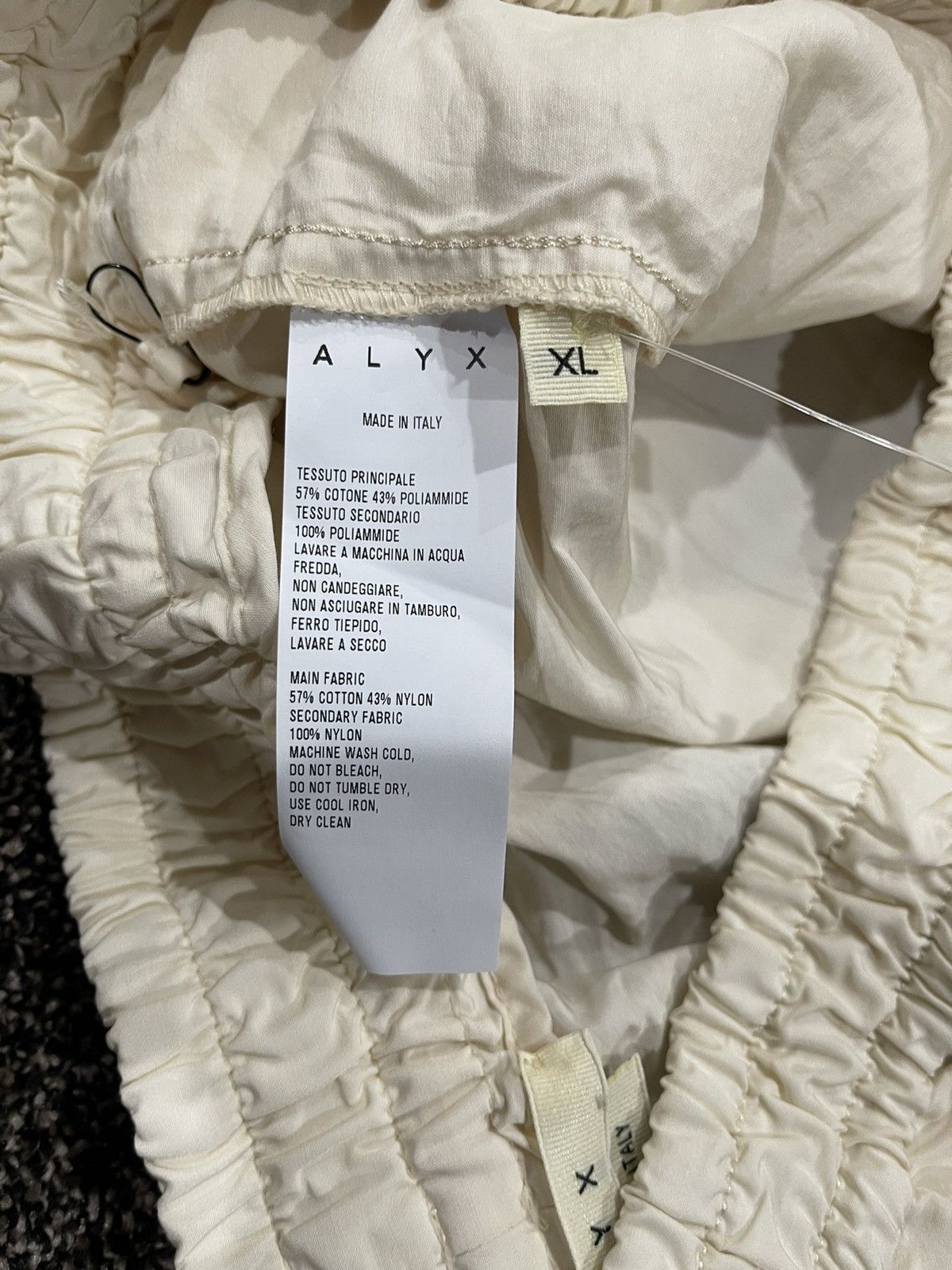 Alyx 1017 Alyx 9SM Cream Nylon Holster Cargo Trouser Pants Size US 36 / EU 52 - 13 Thumbnail