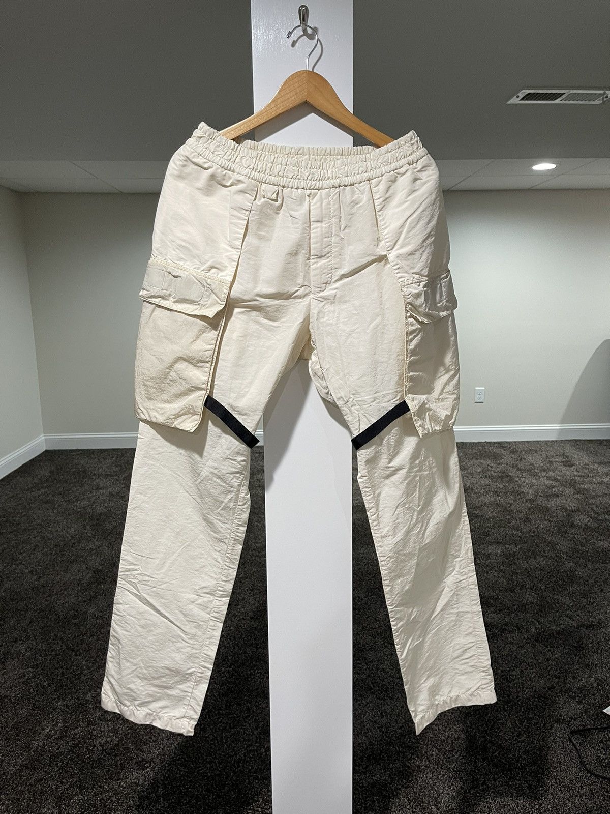 Alyx 1017 Alyx 9SM Cream Nylon Holster Cargo Trouser Pants Size US 36 / EU 52 - 10 Thumbnail