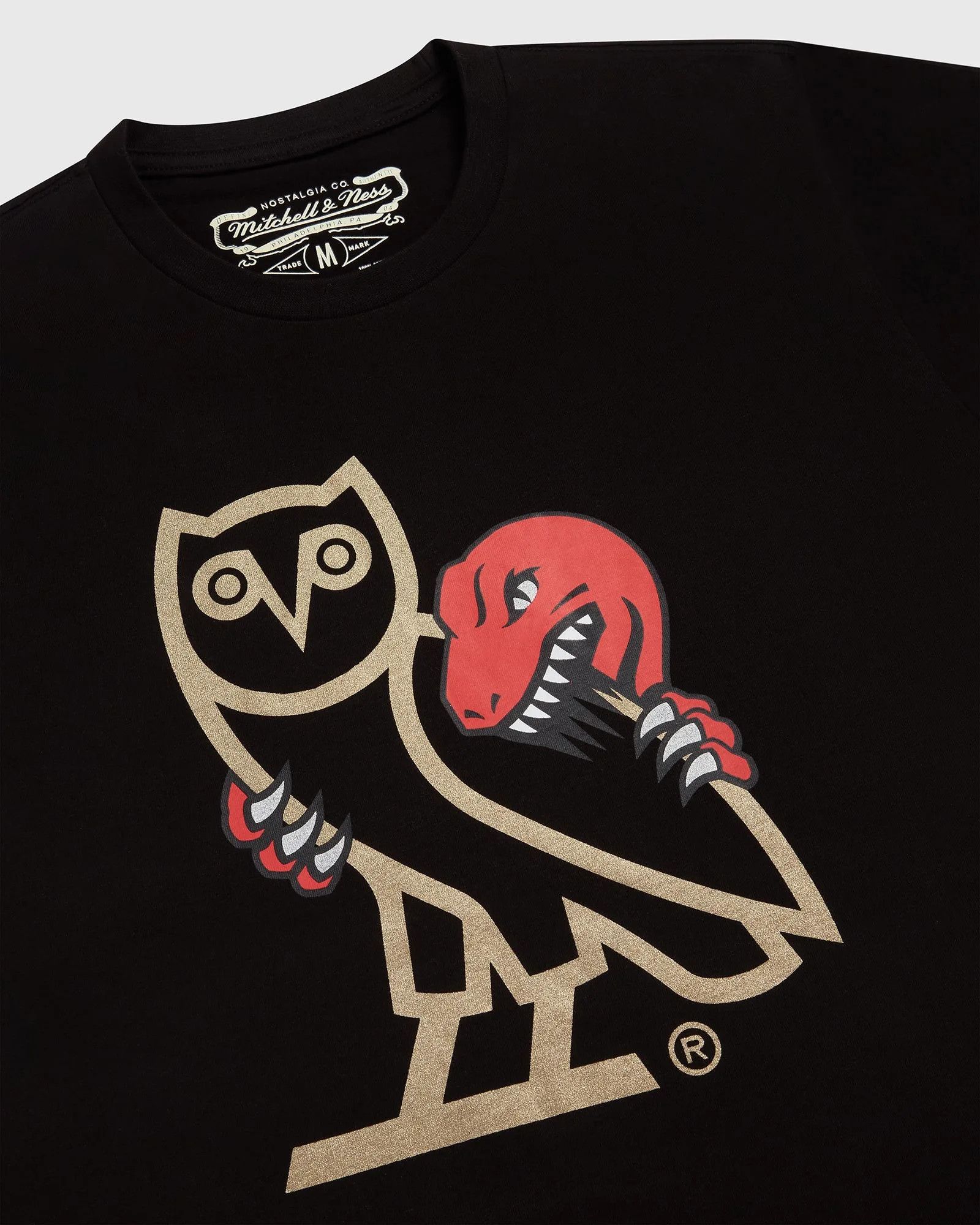 Mitchell & Ness × NBA × October's Very Own OVO TORONTO RAPTORS x MITCHELL & NESS OG OWL T-SHIRT *RARE* Size US XXL / EU 58 / 5 - 5 Thumbnail