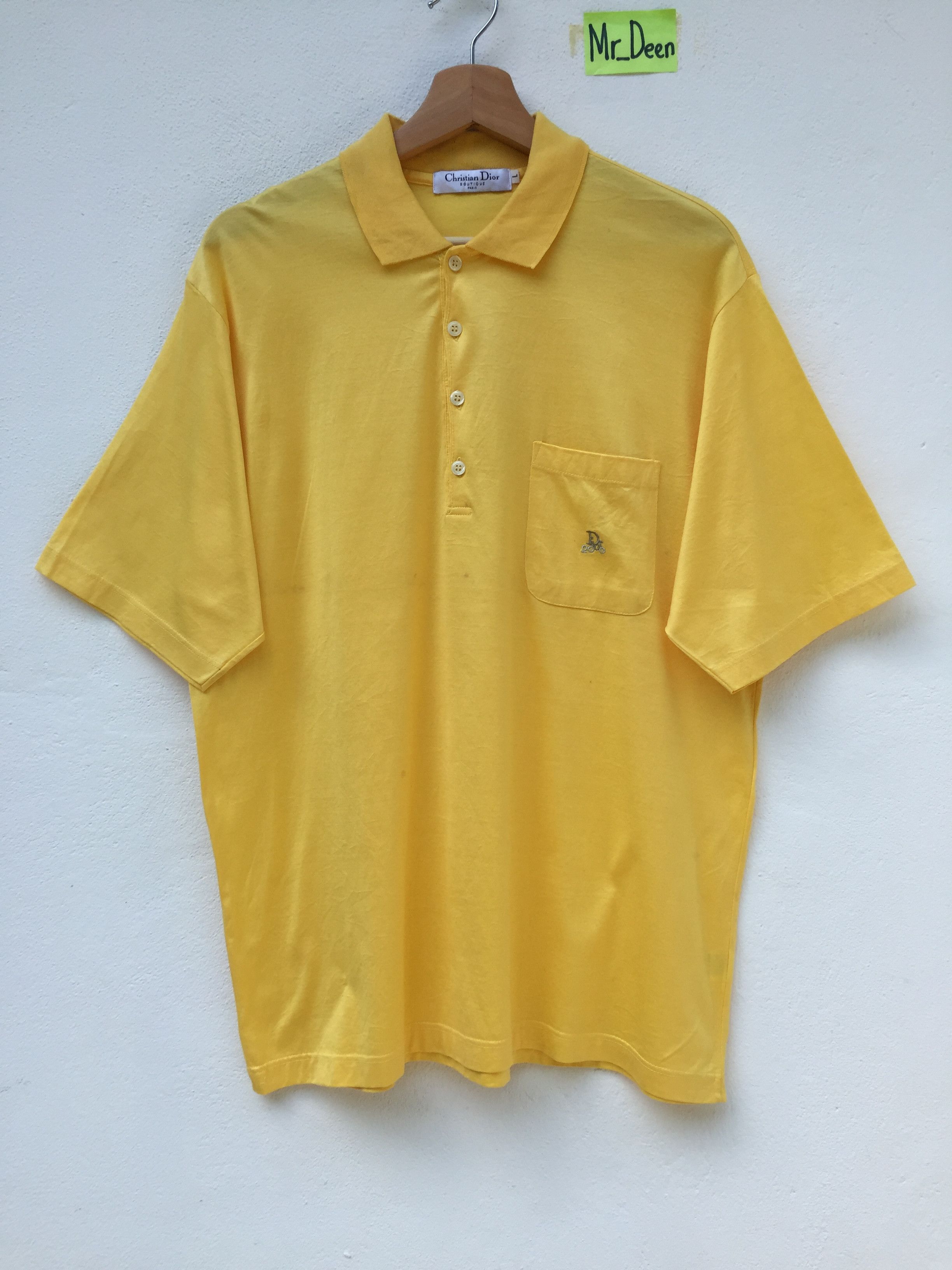 Christian Dior Monsieur Rare vintage Christian Dior 2000 Polo Shirts Size US L / EU 52-54 / 3 - 3 Thumbnail