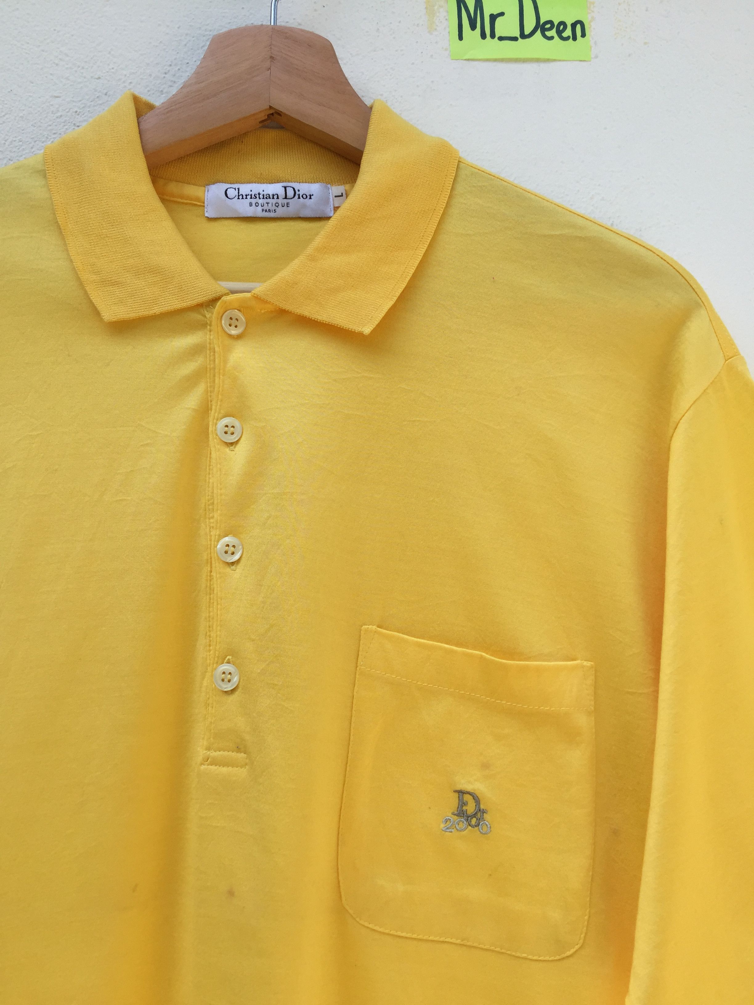 Christian Dior Monsieur Rare vintage Christian Dior 2000 Polo Shirts Size US L / EU 52-54 / 3 - 2 Thumbnail