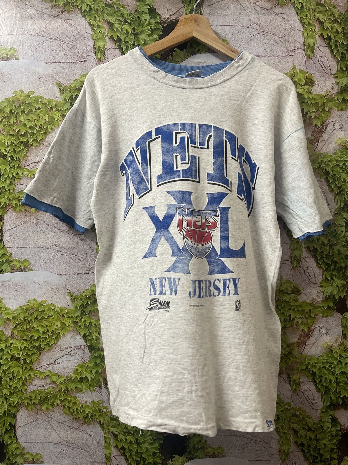 NBA VINTAGE NBA SALEM SPORTSWEAR 90S SPELLOUT VERY RARE Size US M / EU 48-50 / 2 - 1 Thumbnail