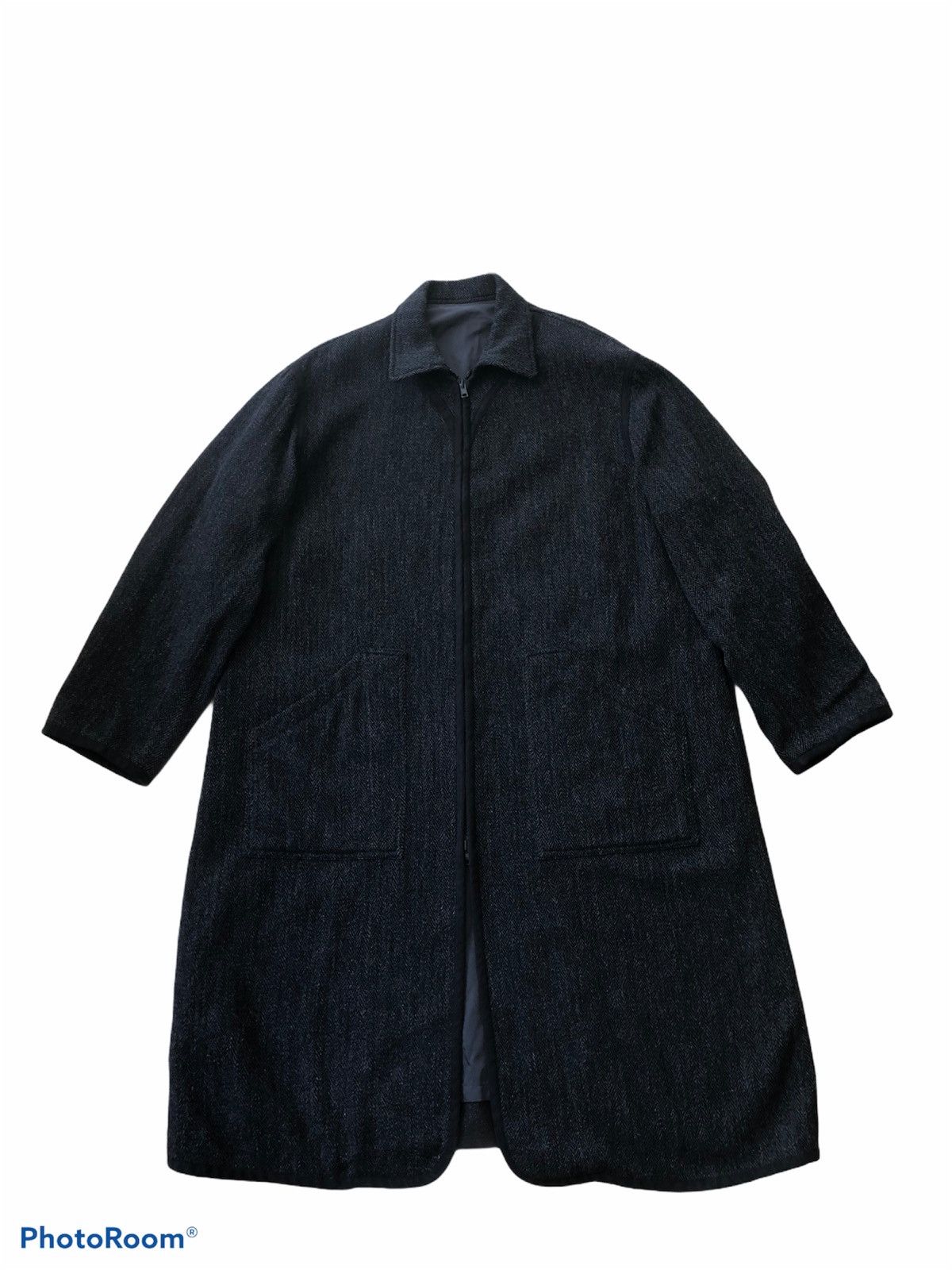 Yohji Yamamoto 🔥FREE SHIPPING🚀ARCHIVE Houndstooth Yohji Yamamoto Long Coat Size US XL / EU 56 / 4 - 3 Thumbnail