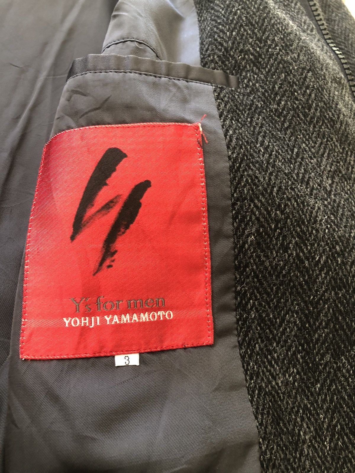 Yohji Yamamoto 🔥RARE ARCHIVE💥 Houndstooth Yohji Yamamoto Long Coat Wool Size US XL / EU 56 / 4 - 5 Thumbnail