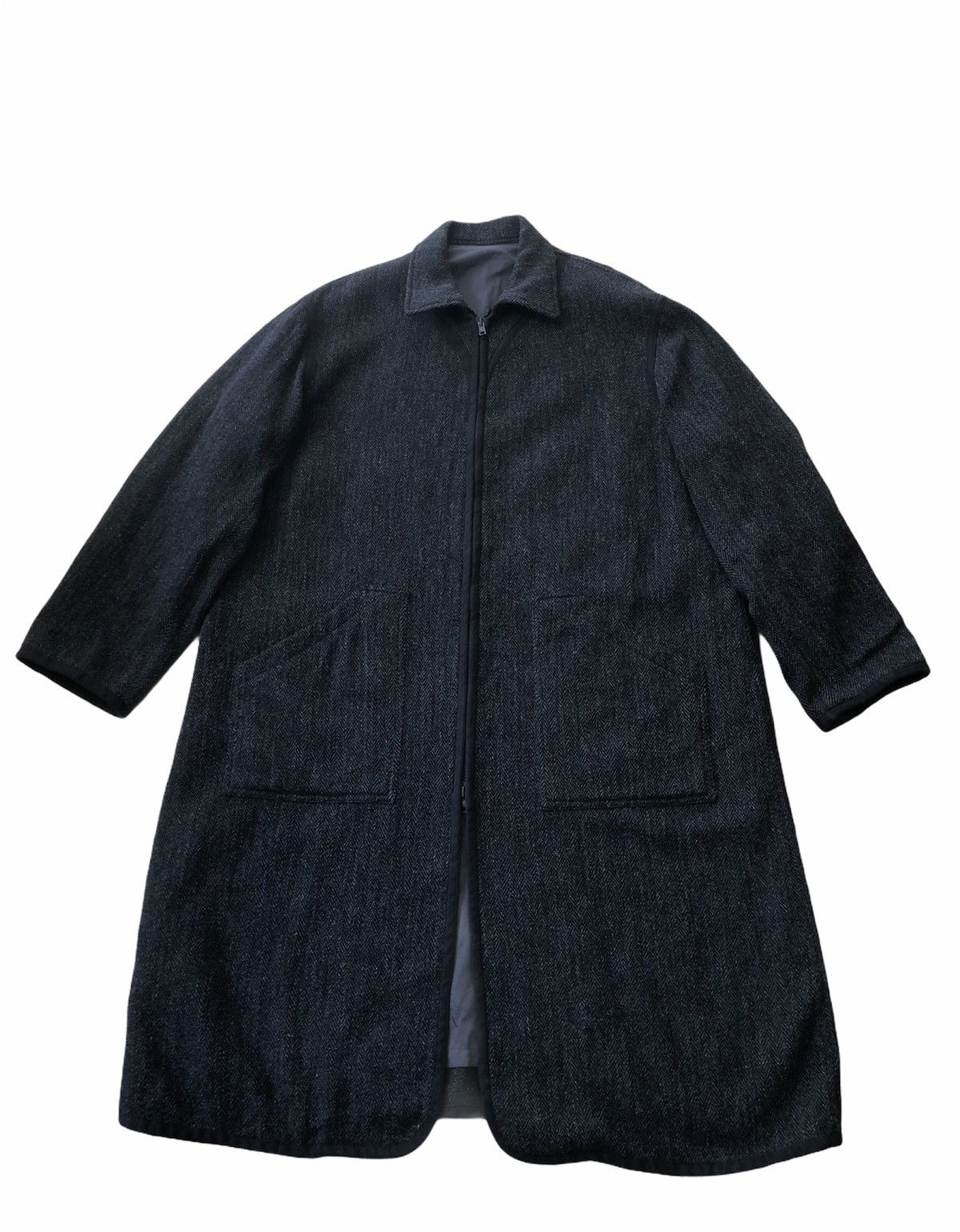 Yohji Yamamoto 🔥FREE SHIPPING🚀ARCHIVE Houndstooth Yohji Yamamoto Long Coat Size US XL / EU 56 / 4 - 1 Thumbnail