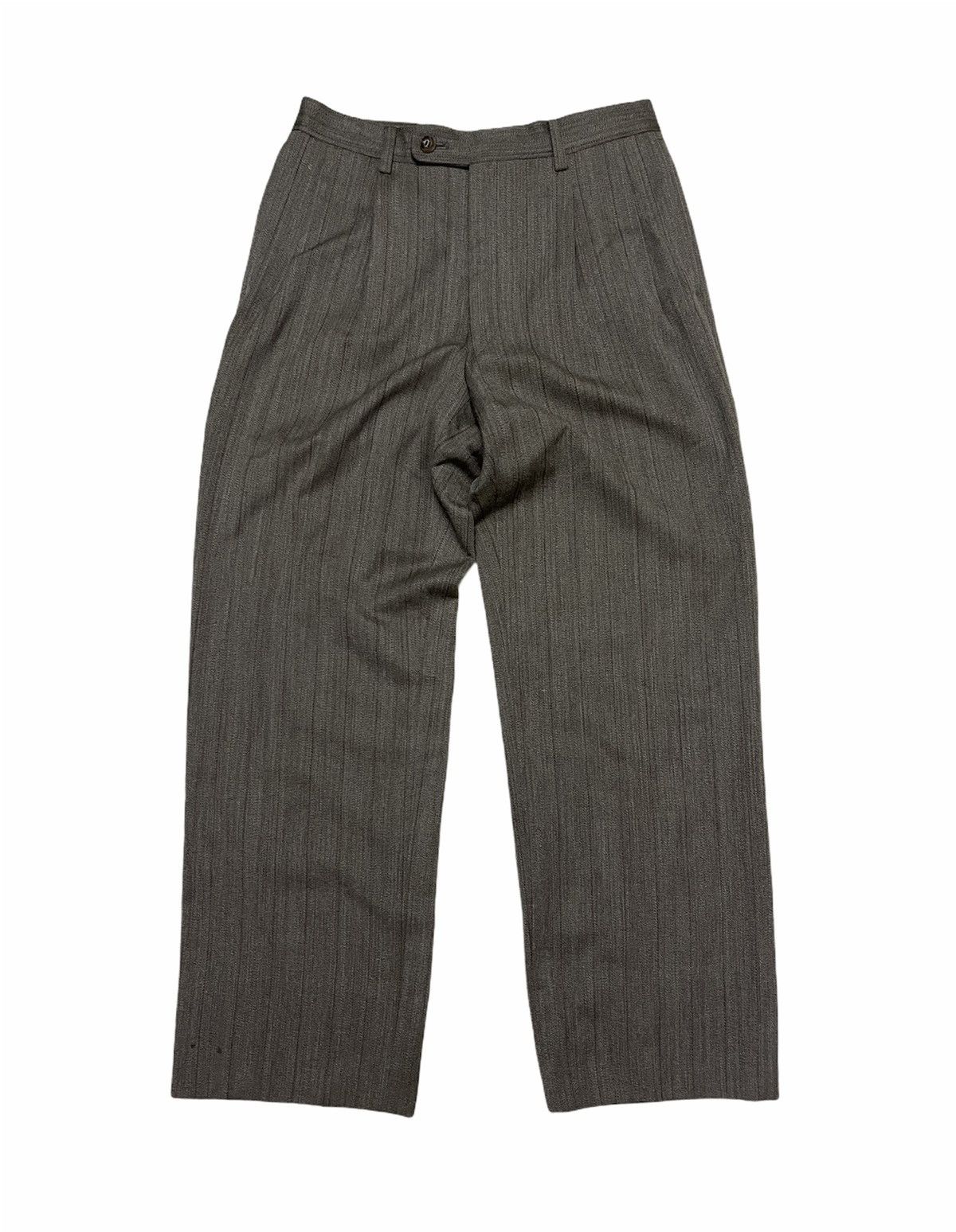 Christian Dior Monsieur CHRISTIAN DIOR WIDE LEG STRIPE TROUSERS / PANTS Size US 28 / EU 44 - 1 Thumbnail