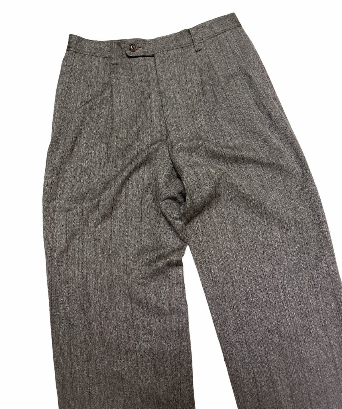 Christian Dior Monsieur CHRISTIAN DIOR WIDE LEG STRIPE TROUSERS / PANTS Size US 28 / EU 44 - 3 Thumbnail