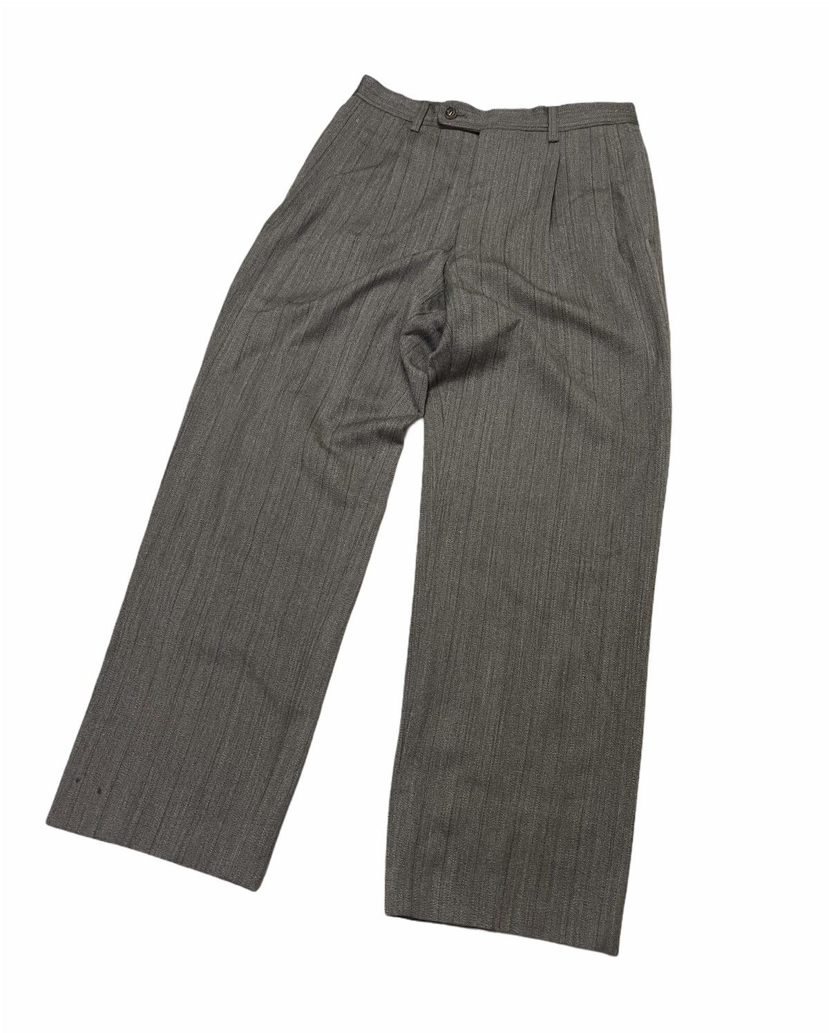 Christian Dior Monsieur CHRISTIAN DIOR WIDE LEG STRIPE TROUSERS / PANTS Size US 28 / EU 44 - 4 Thumbnail