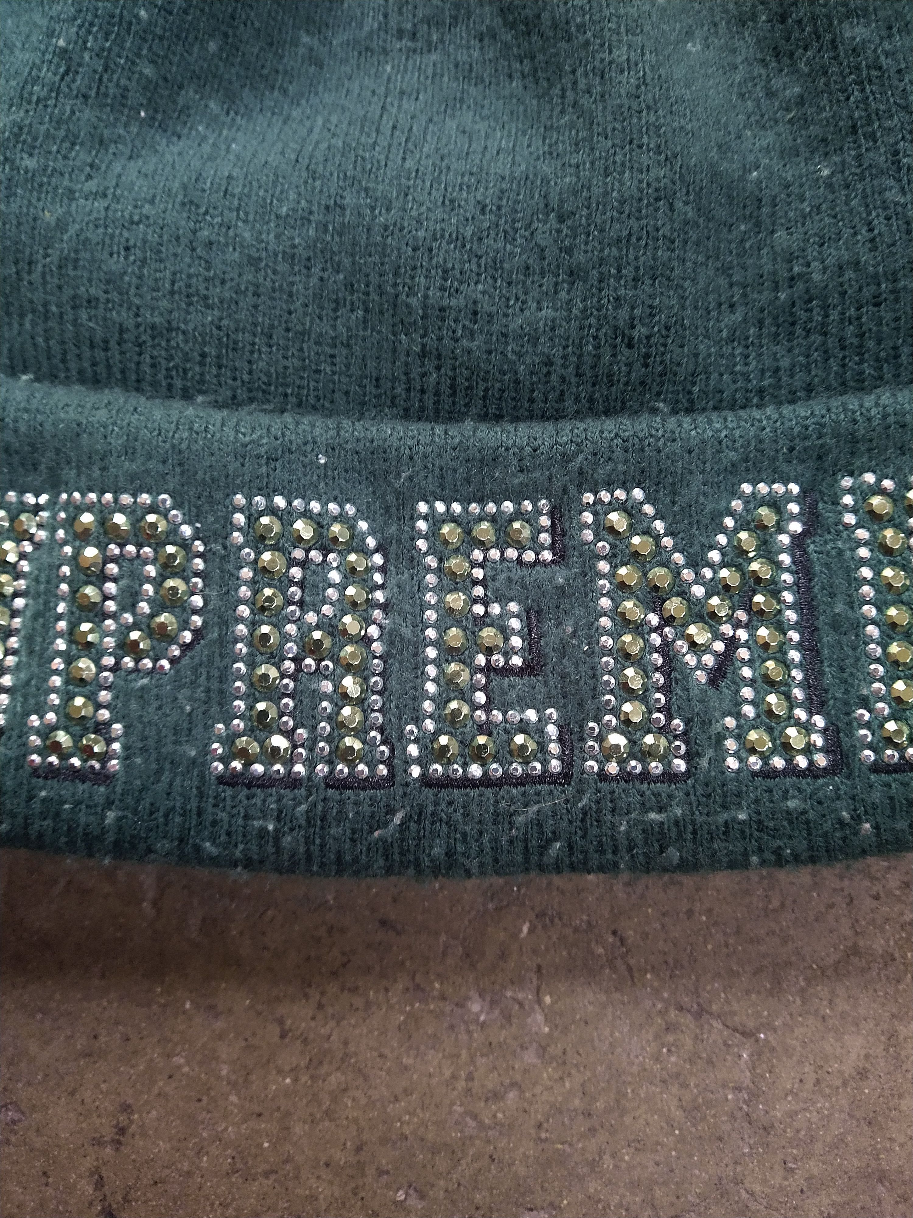 New Era × Supreme Supreme x New Era Gems Beanie Green Acrylic SS20 Knit Hat Size ONE SIZE - 5 Thumbnail