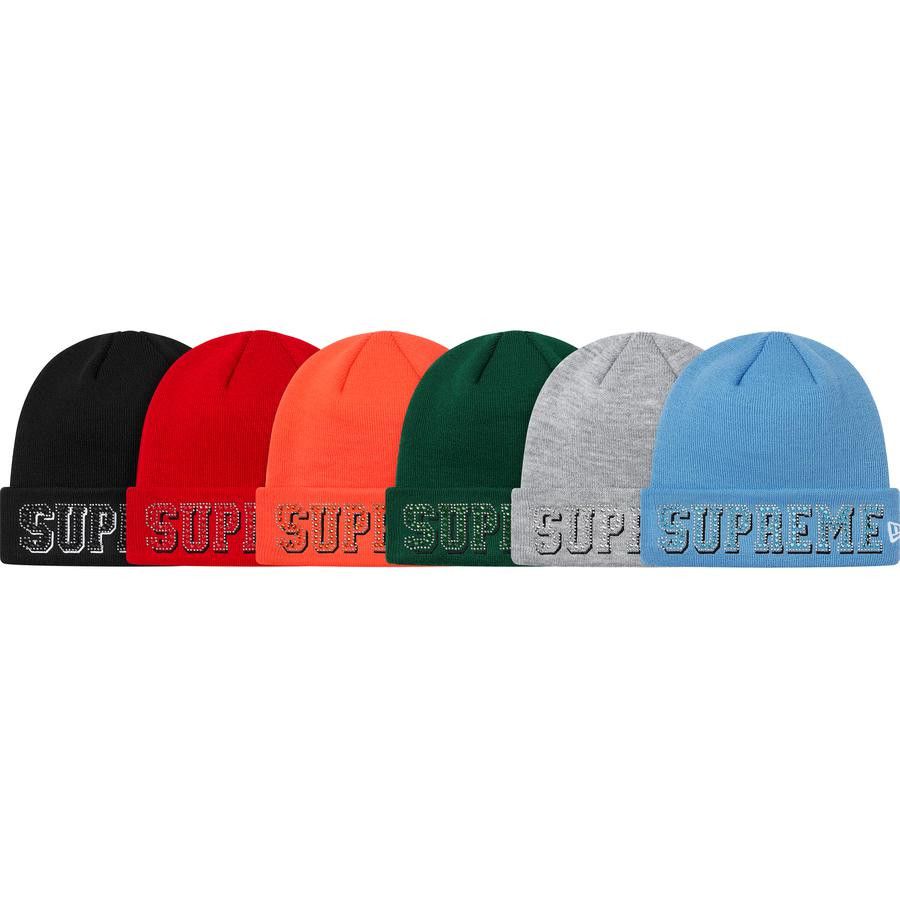 New Era × Supreme Supreme x New Era Gems Beanie Green Acrylic SS20 Knit Hat Size ONE SIZE - 13 Thumbnail