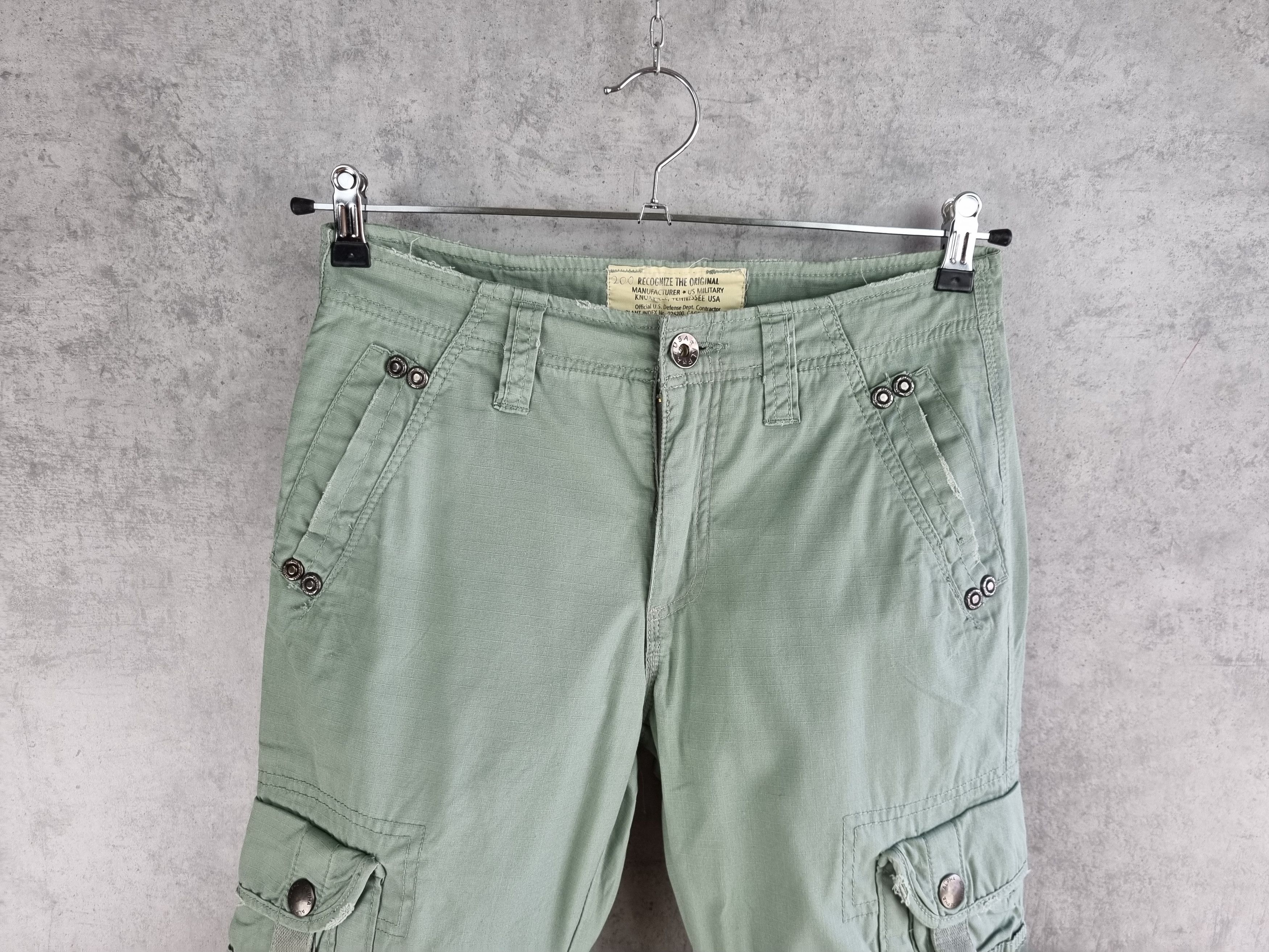 Alpha Industries Vintage 90s Alpha Aviator Cargo Pants Military Rare Size US 28 / EU 44 - 10 Thumbnail