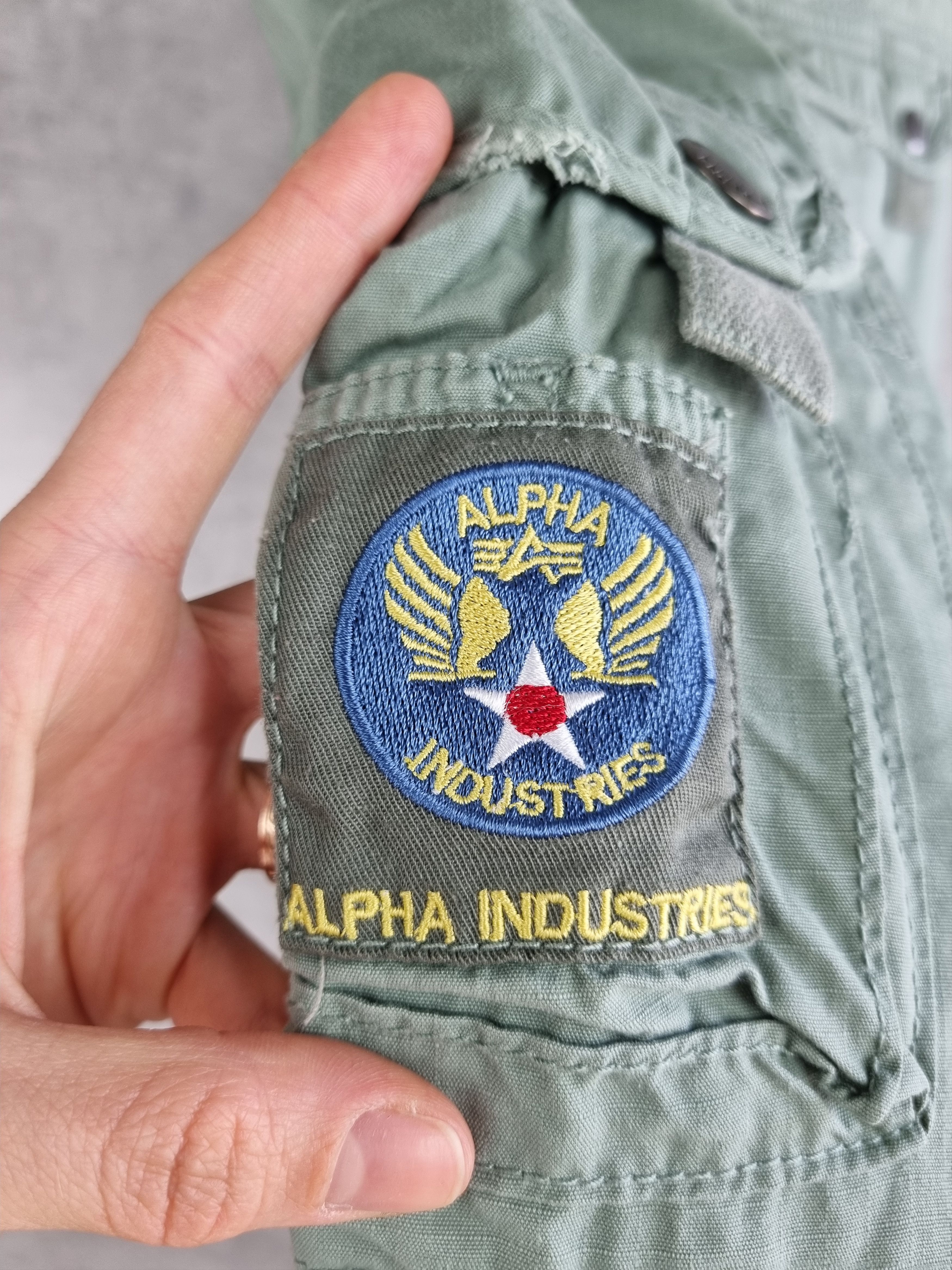 Alpha Industries Vintage 90s Alpha Aviator Cargo Pants Military Rare Size US 28 / EU 44 - 7 Thumbnail