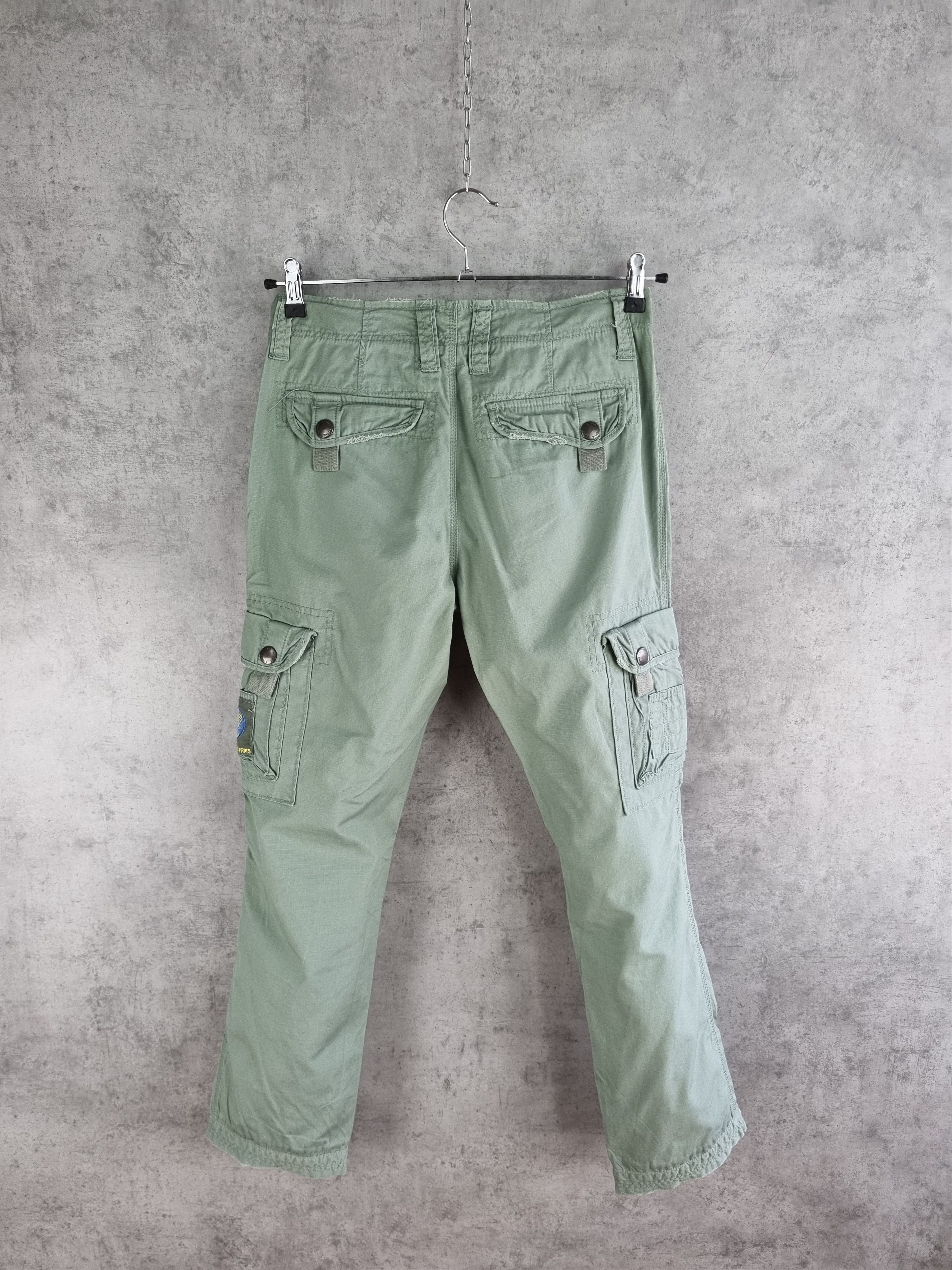 Alpha Industries Vintage 90s Alpha Aviator Cargo Pants Military Rare Size US 28 / EU 44 - 4 Thumbnail
