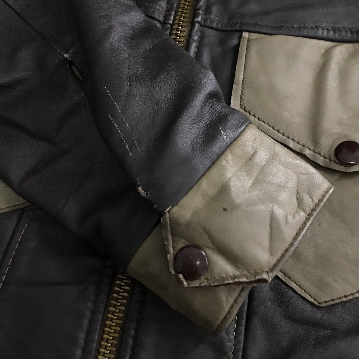 Schott 💀LEATHER💀VINTAGE SCHOTT LEATHER JACKET TALON ZIPPIER Size US M / EU 48-50 / 2 - 13 Thumbnail