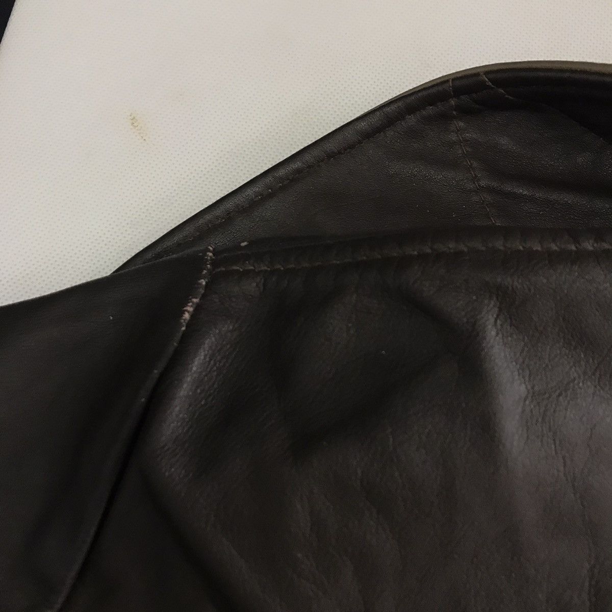 Schott 💀LEATHER💀VINTAGE SCHOTT LEATHER JACKET TALON ZIPPIER Size US M / EU 48-50 / 2 - 14 Thumbnail