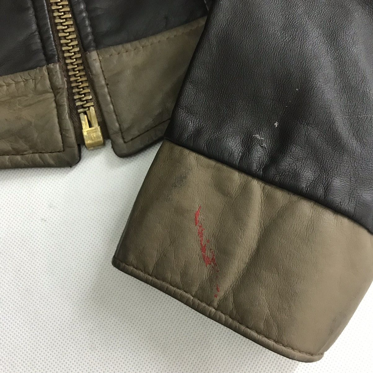 Schott 💀LEATHER💀VINTAGE SCHOTT LEATHER JACKET TALON ZIPPIER Size US M / EU 48-50 / 2 - 12 Thumbnail