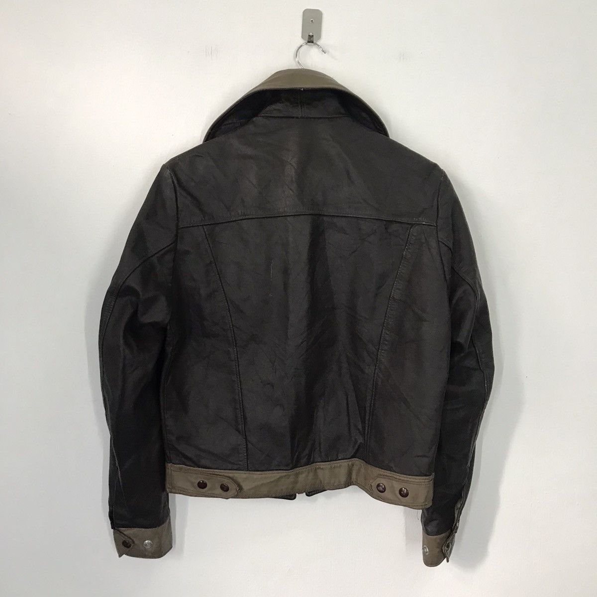 Schott 💀LEATHER💀VINTAGE SCHOTT LEATHER JACKET TALON ZIPPIER Size US M / EU 48-50 / 2 - 6 Thumbnail